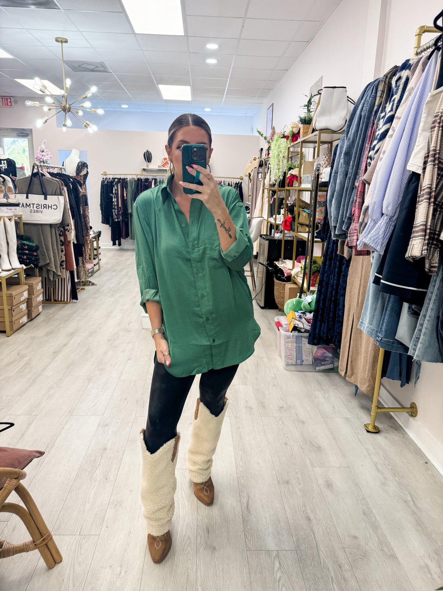 Collared Tunic Shirt