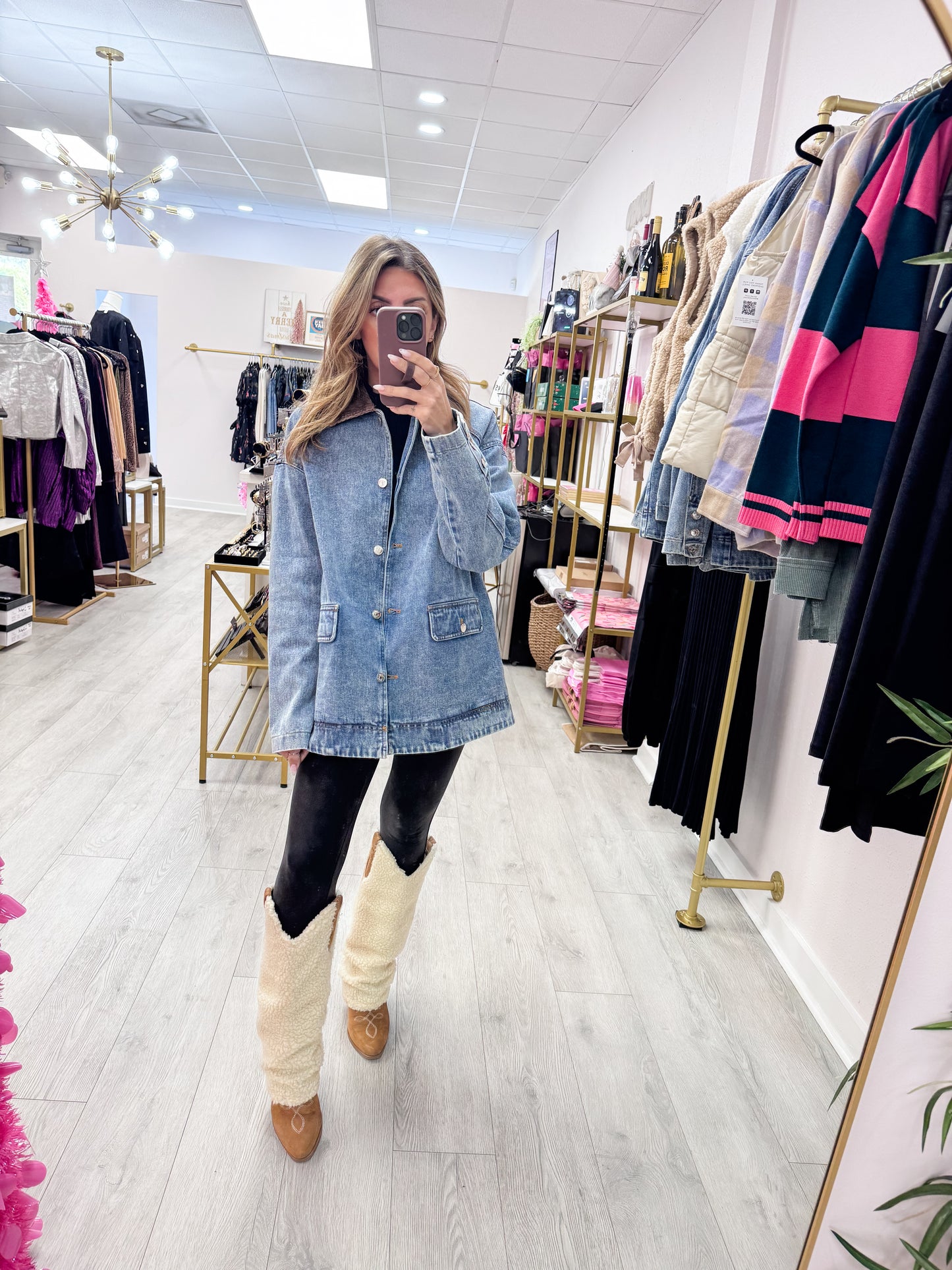 Denim Corduroy Jacket