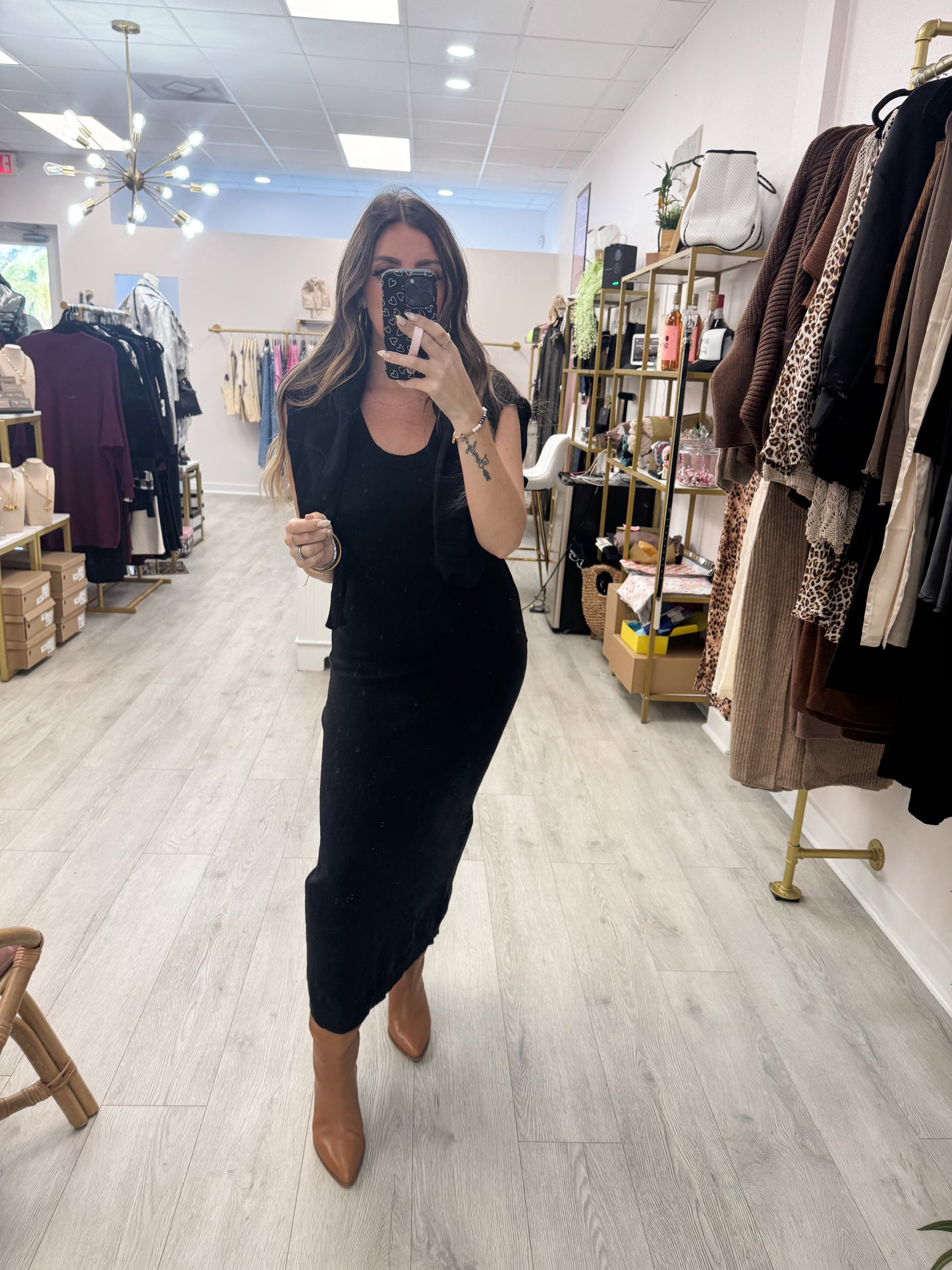 Two Piece Sweater and Dress Set