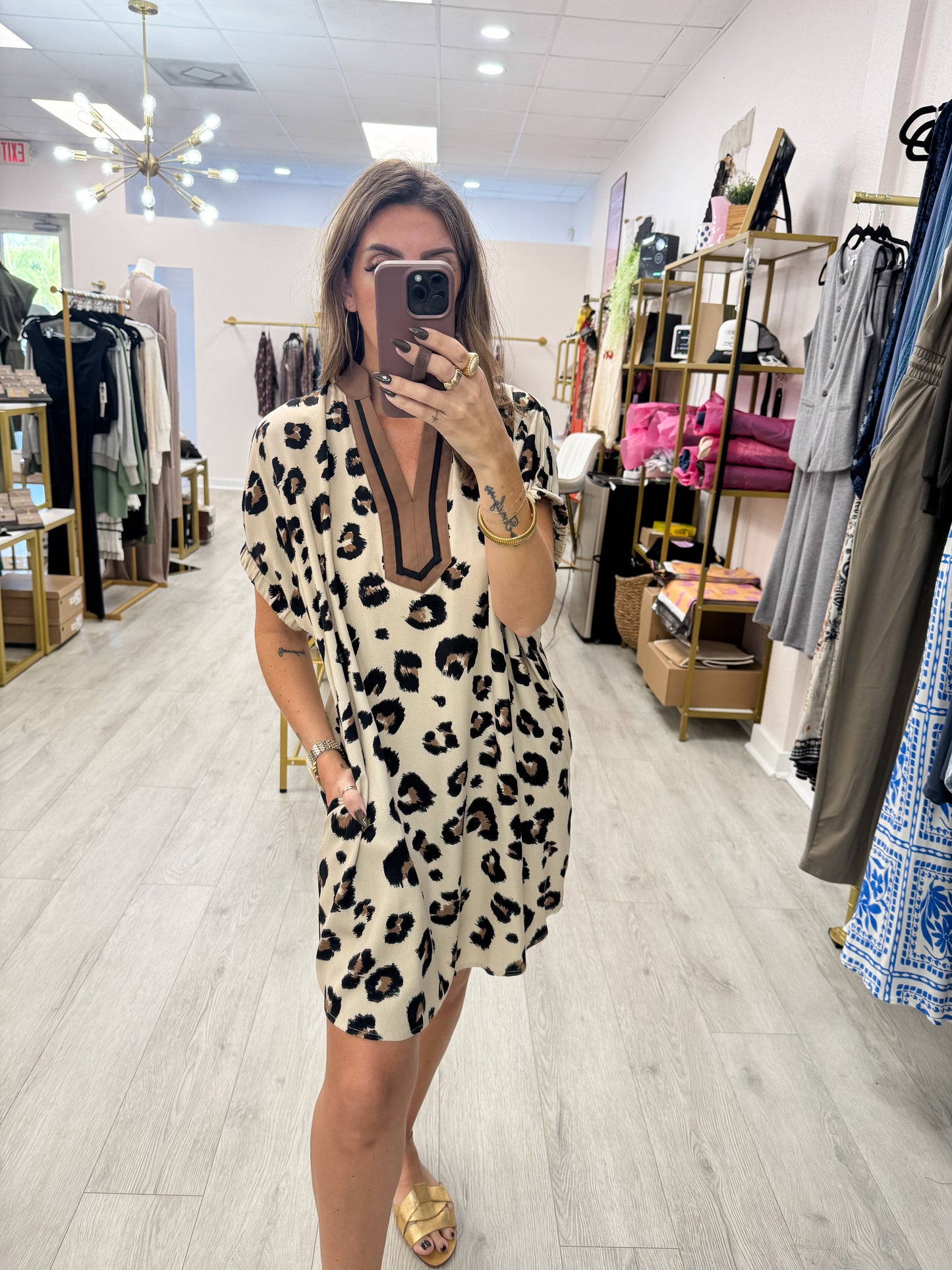 Leopard Pattern Dress