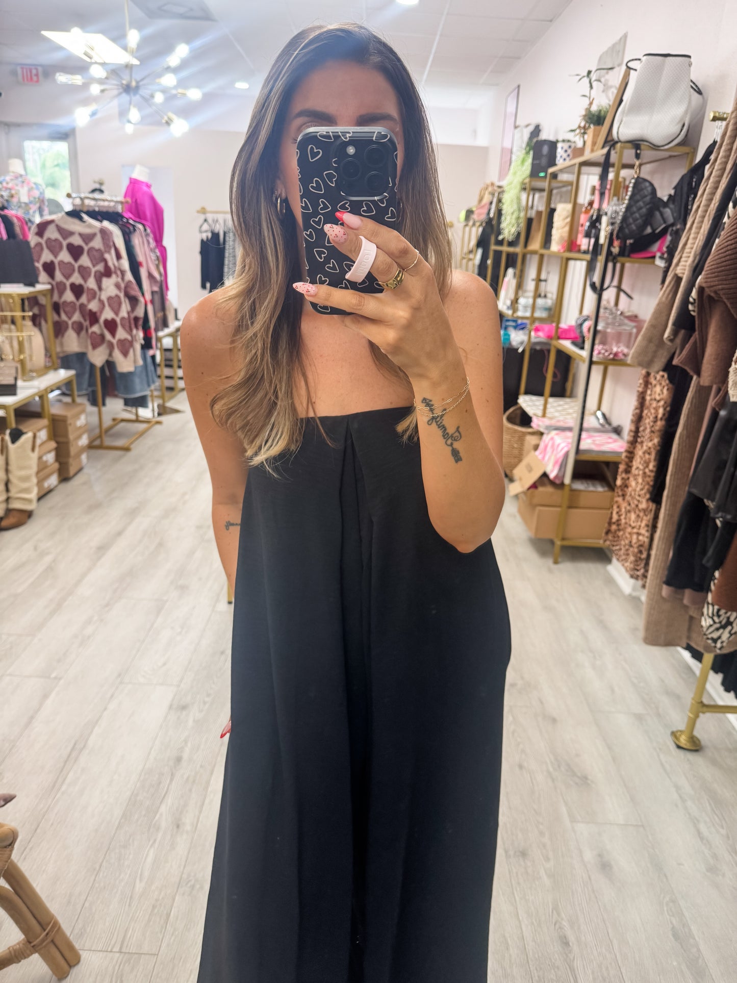 Strapless Flowy Jumpsuit