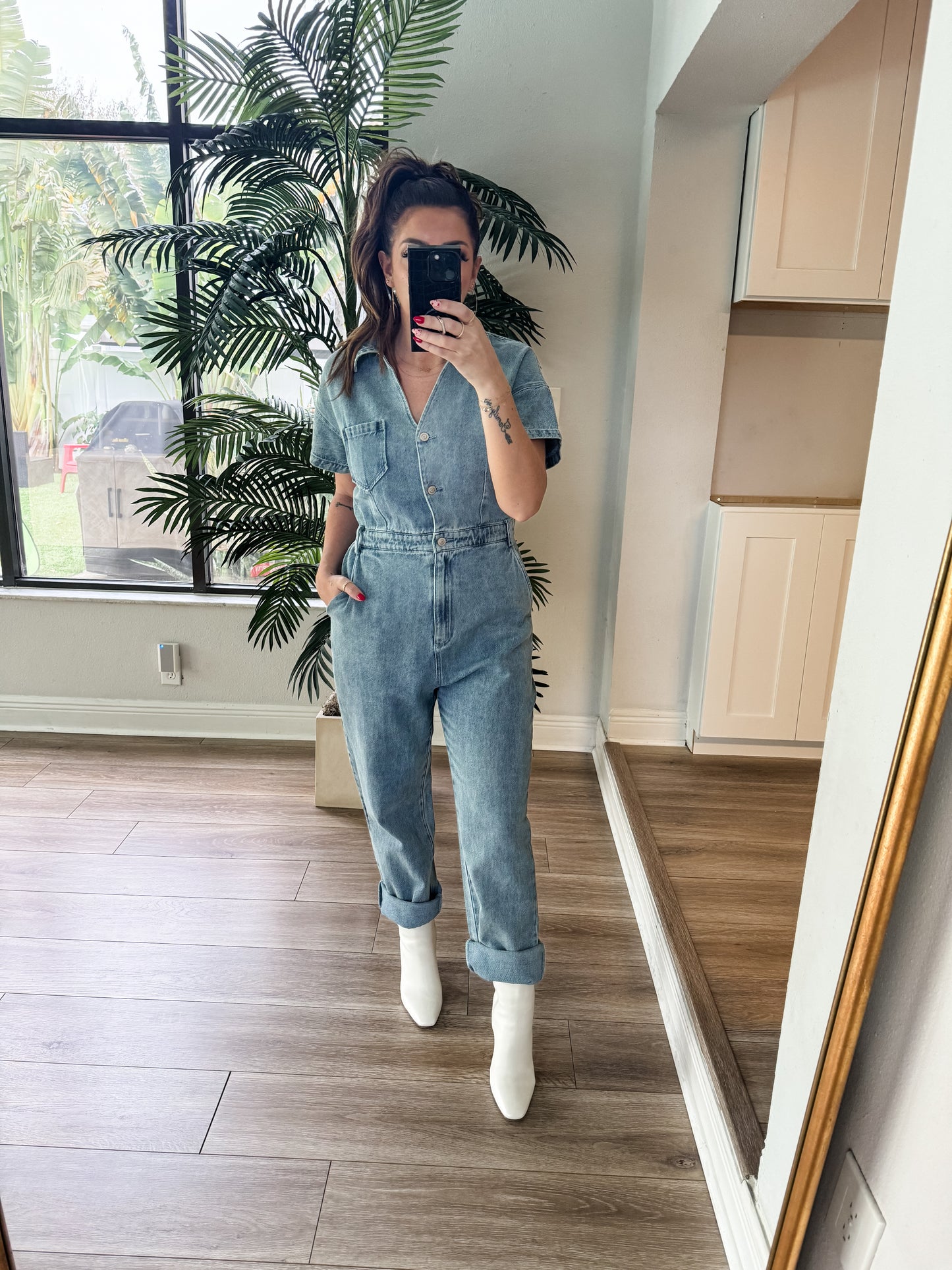 The Denim Jumpsuit