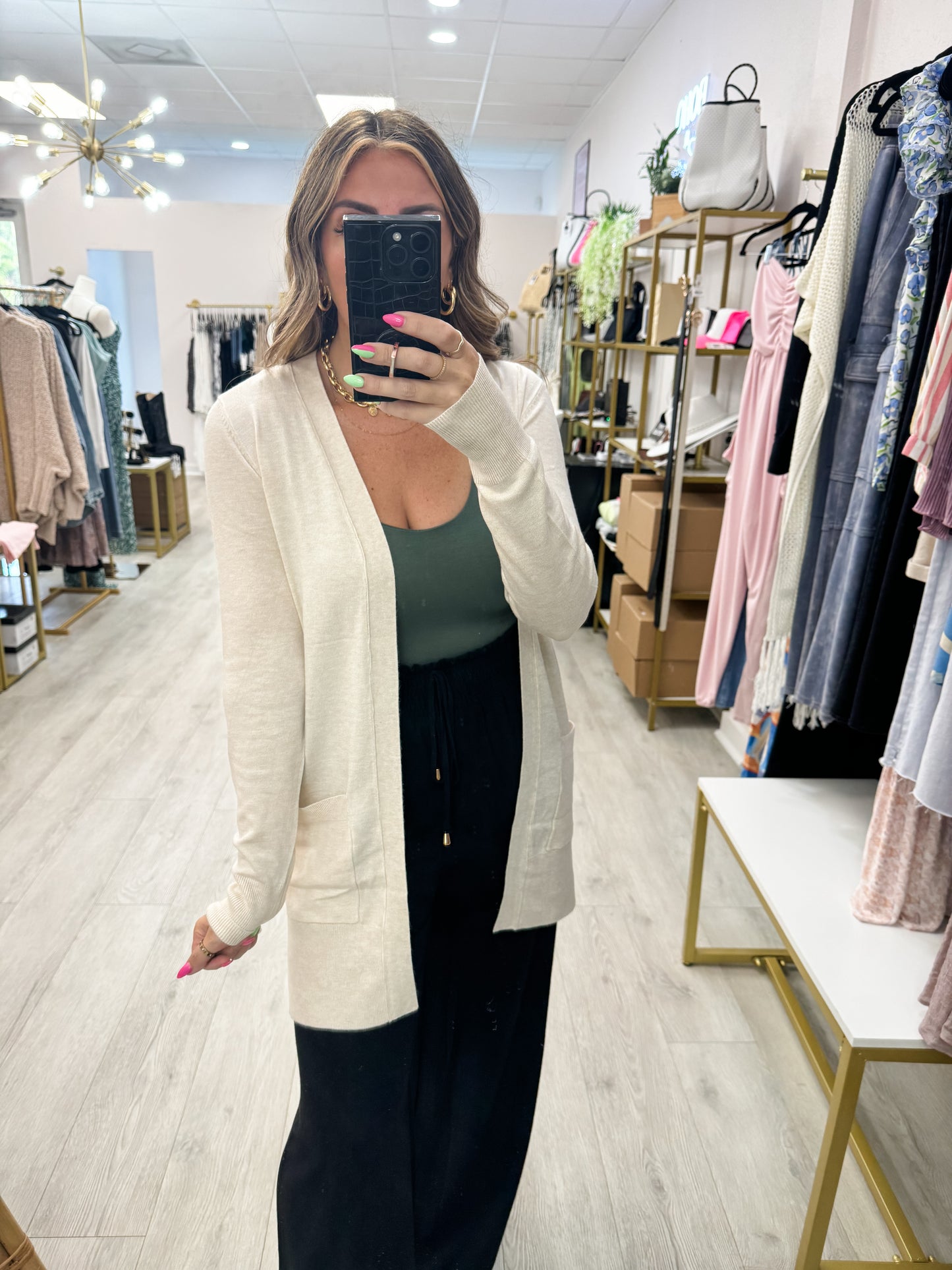 Open Front Cardigan