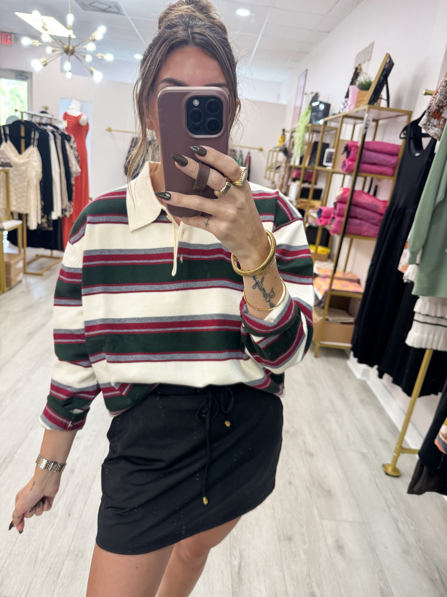 After Dark Black Skort