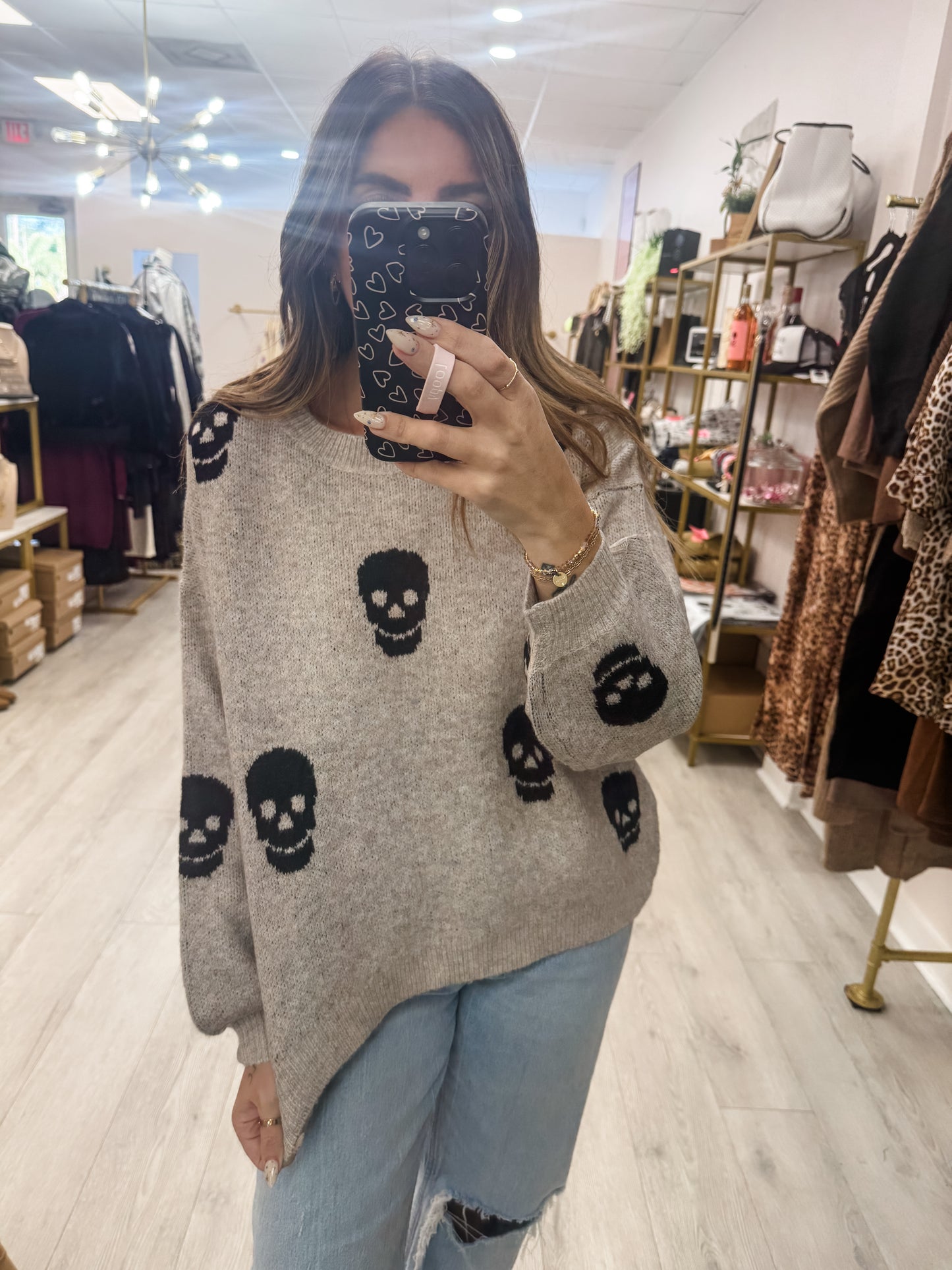 Skull Pattern Sweater