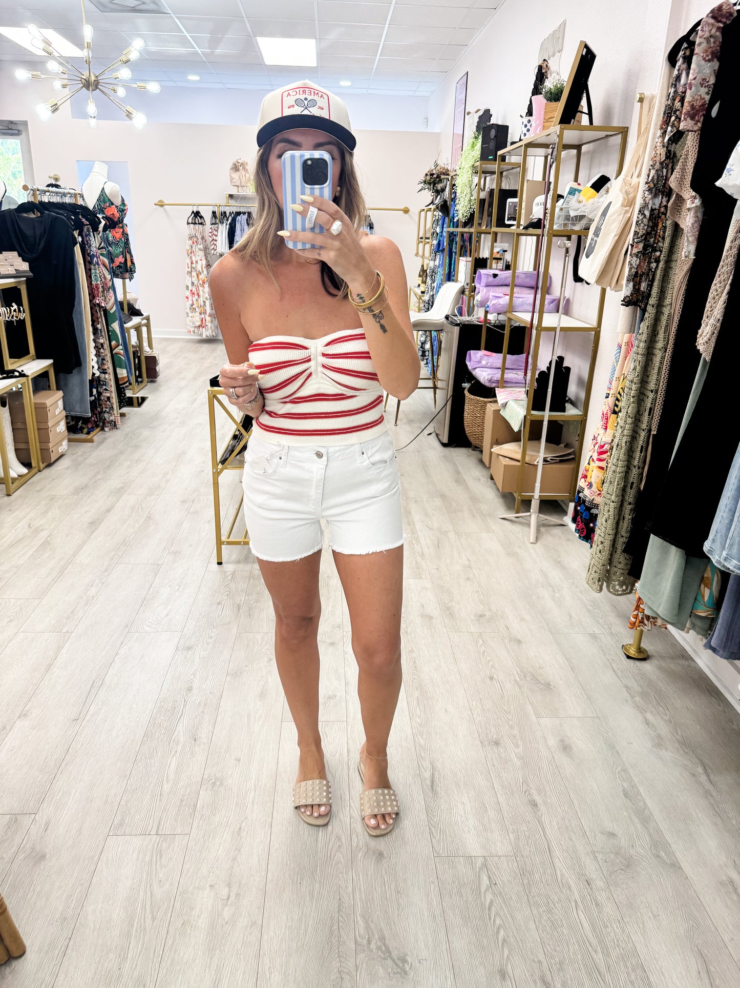 Washed Frayed Cutoff Shorts