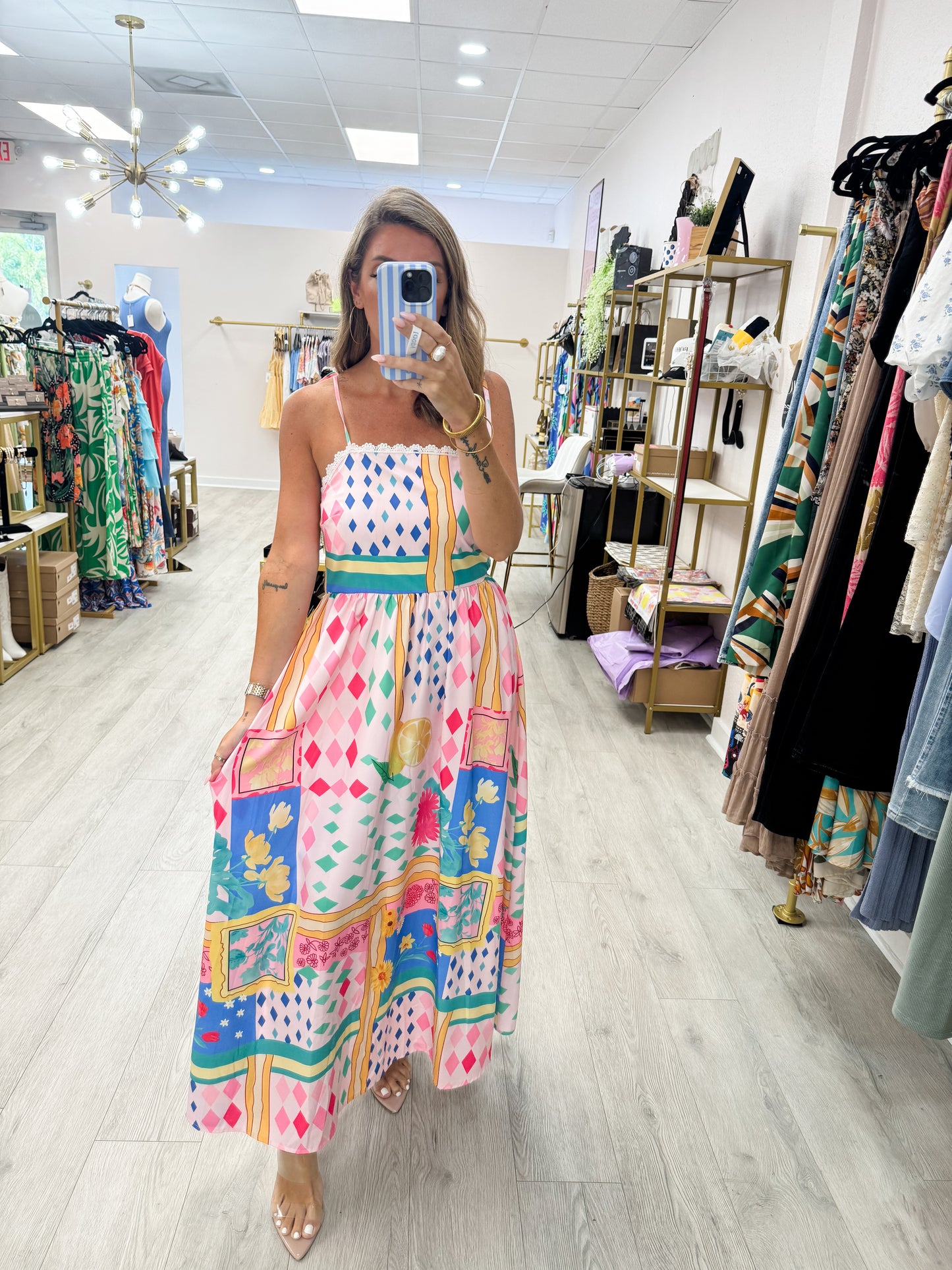 Colorful Coast Maxi Dress
