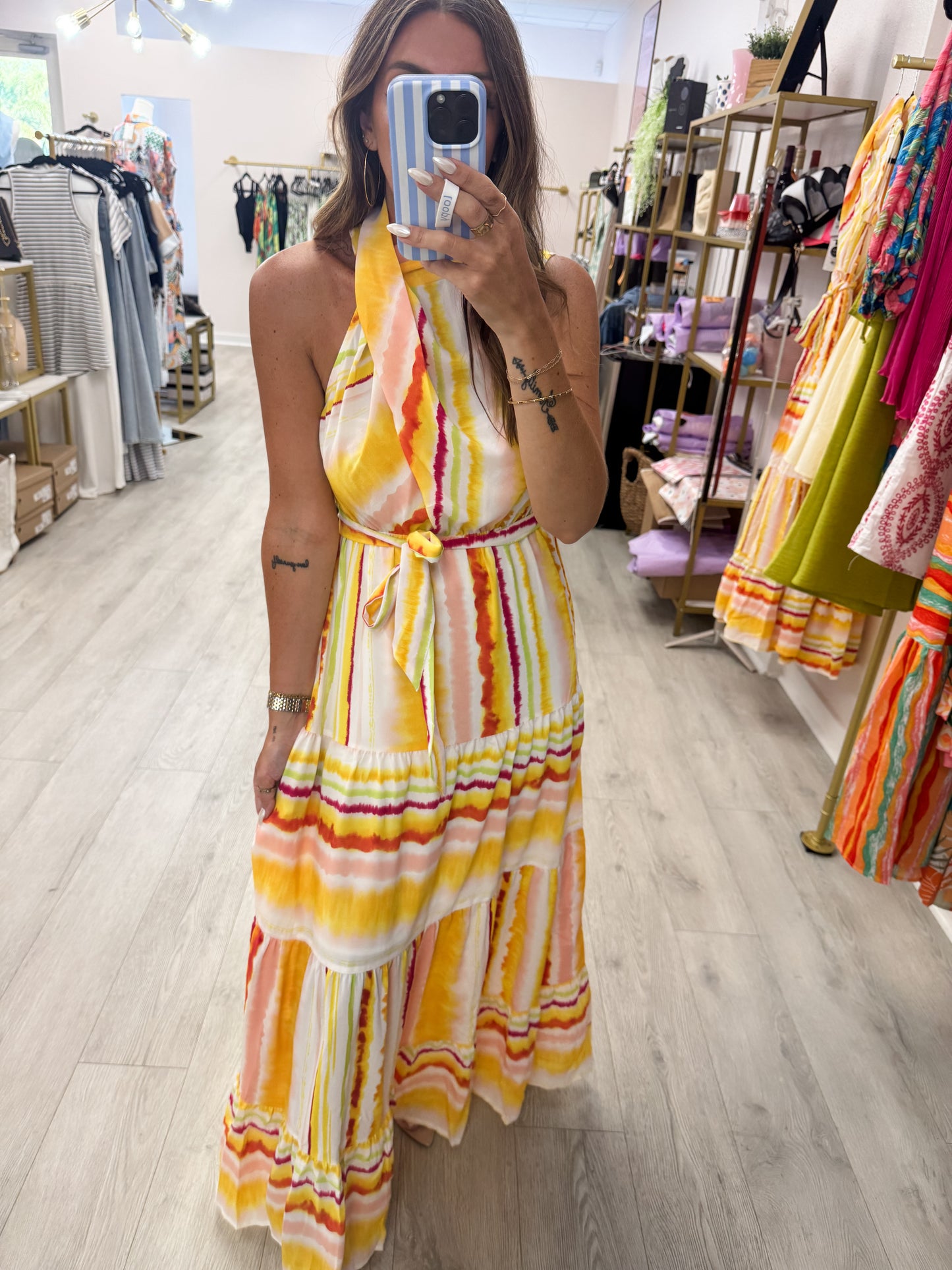 Yellow Bright Maxi Dress