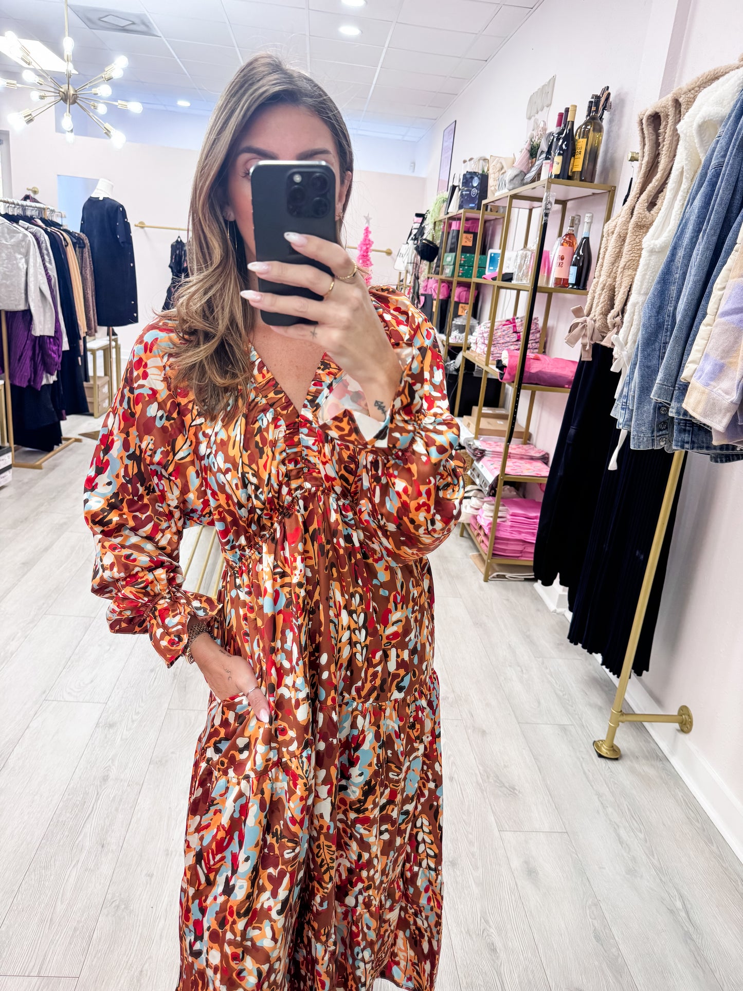Fall Print Vibes Dress