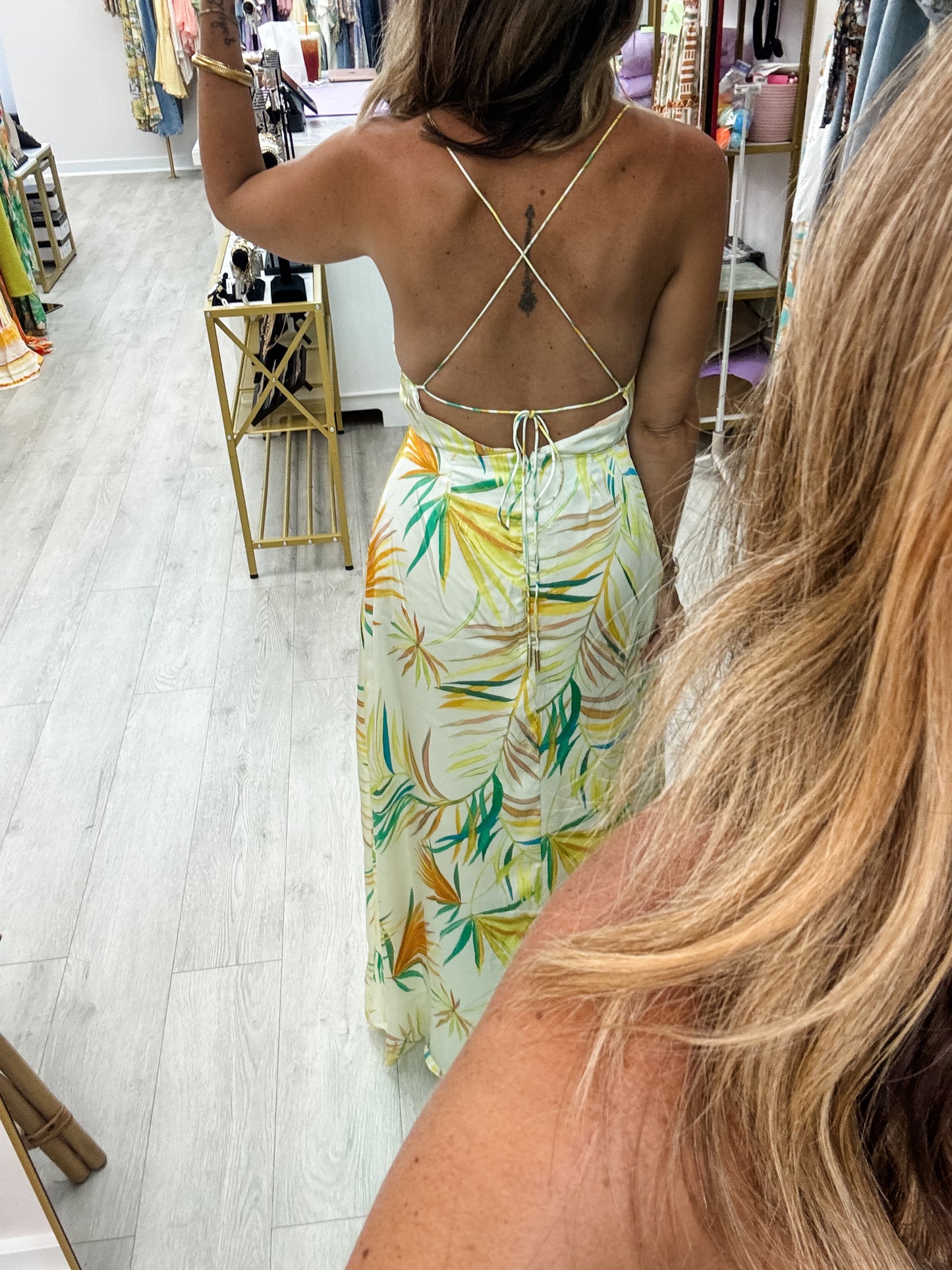 Dreamy Days Front Knot Maxi Dress