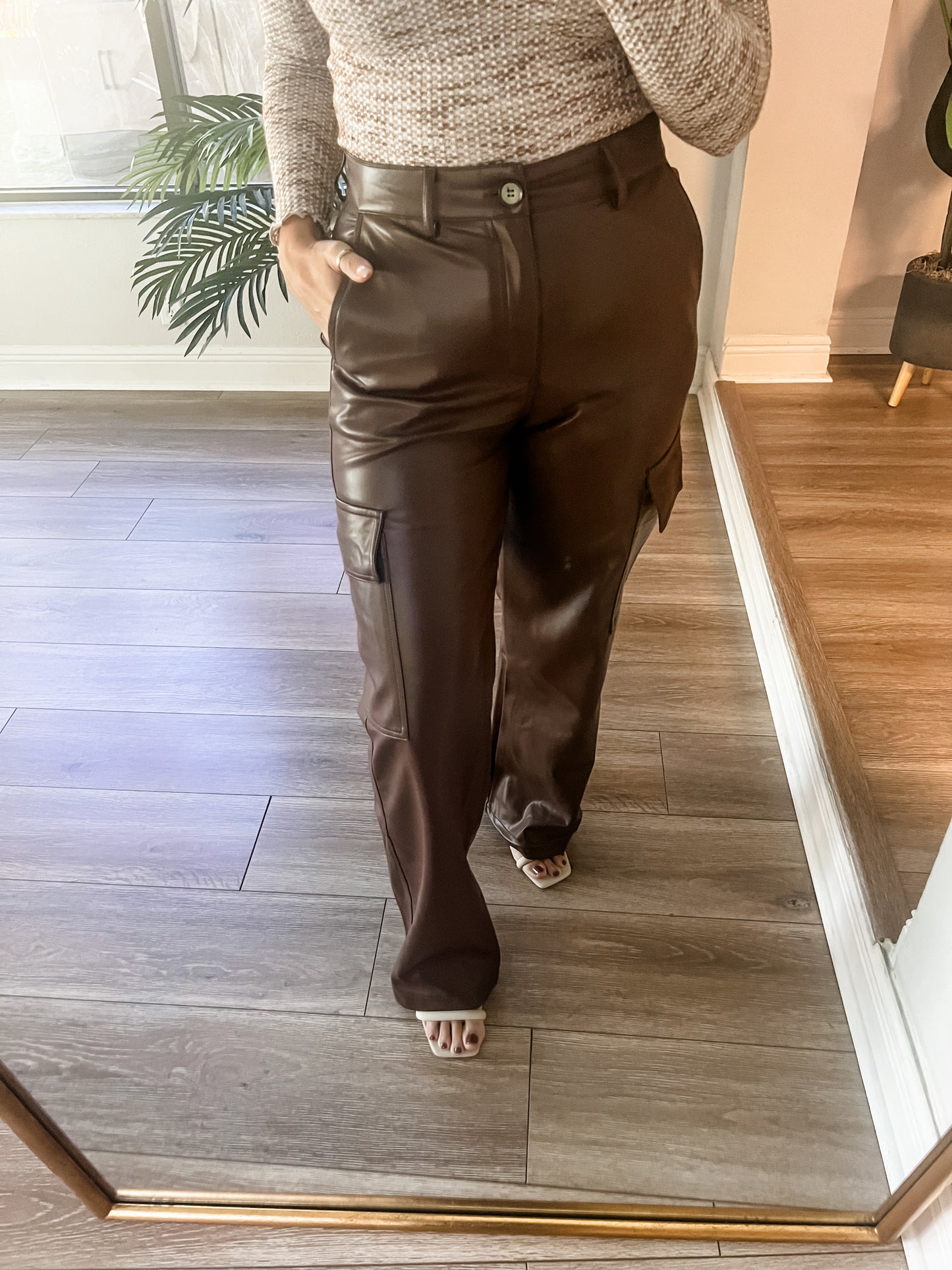 The Roly Leather Cargo Pants