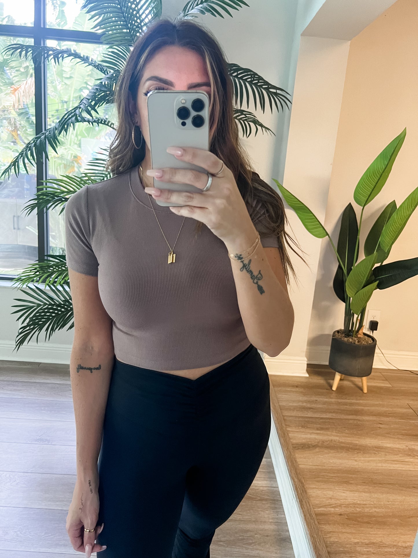 The Tory Micro Ribbed Top