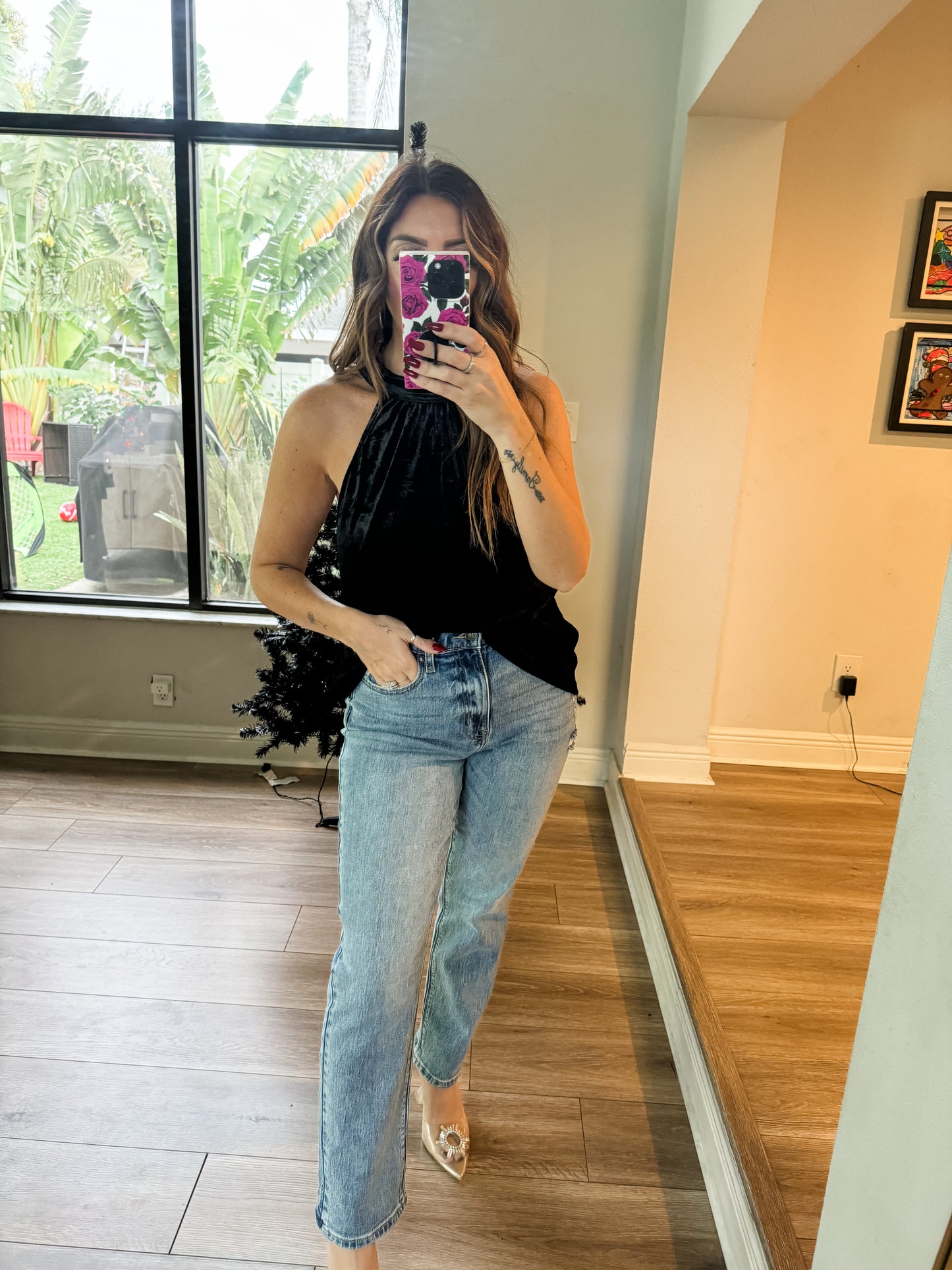 The Knight Velvet Top