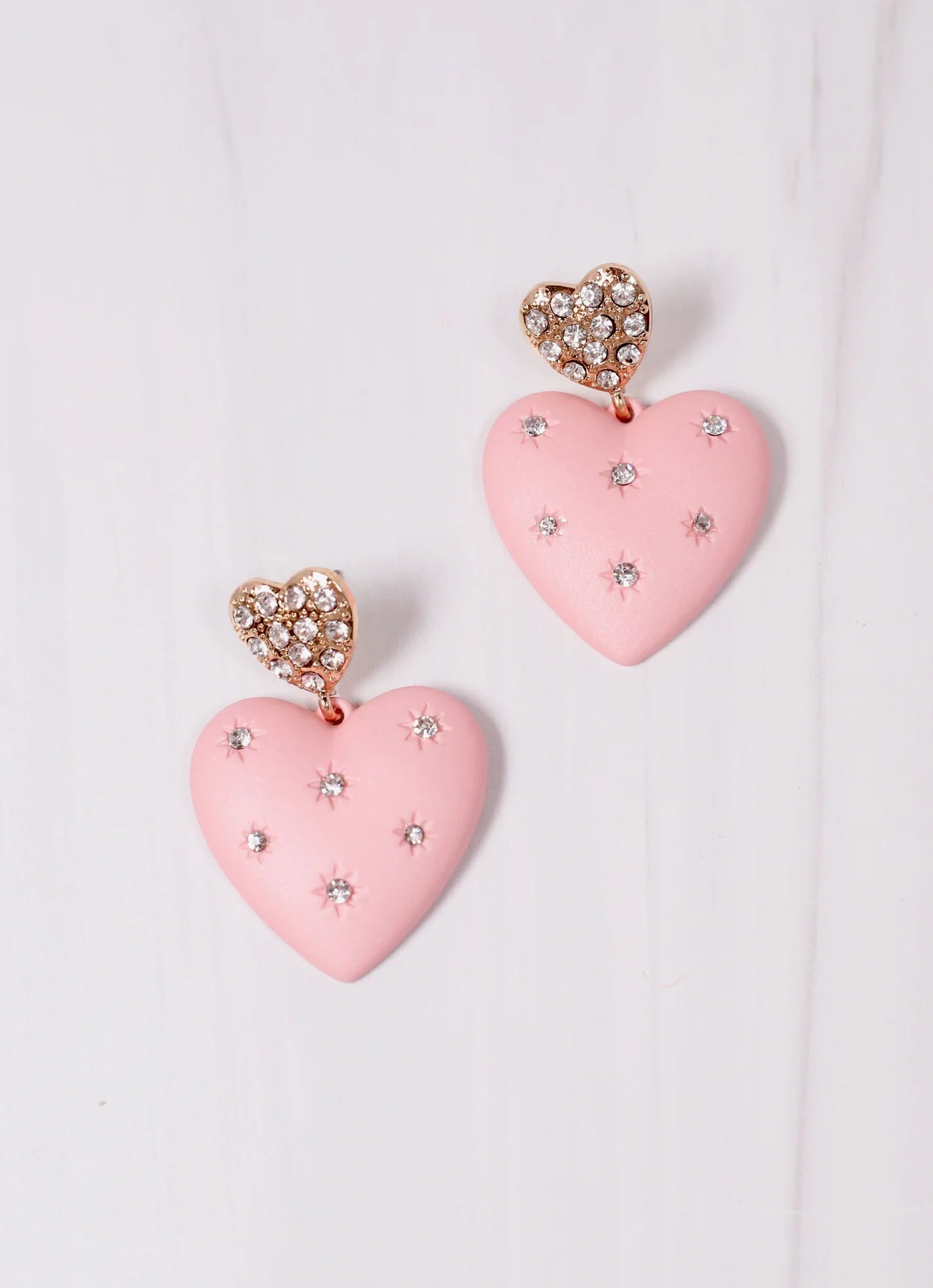 Beloved Light Pink CZ Earring