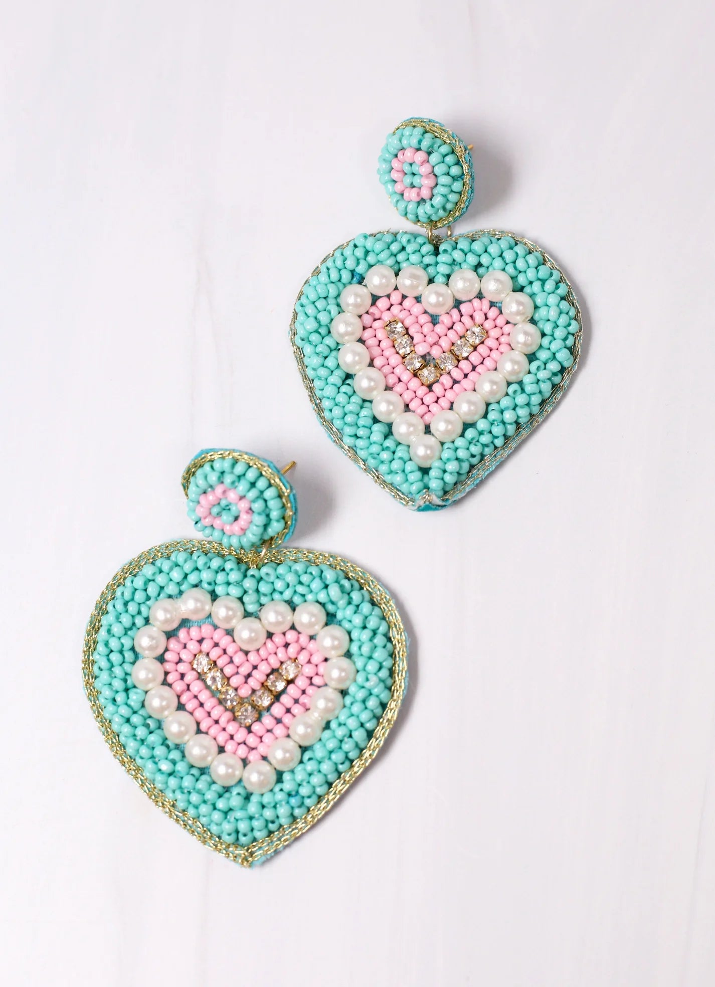 Turquoise Just A Crush Earring