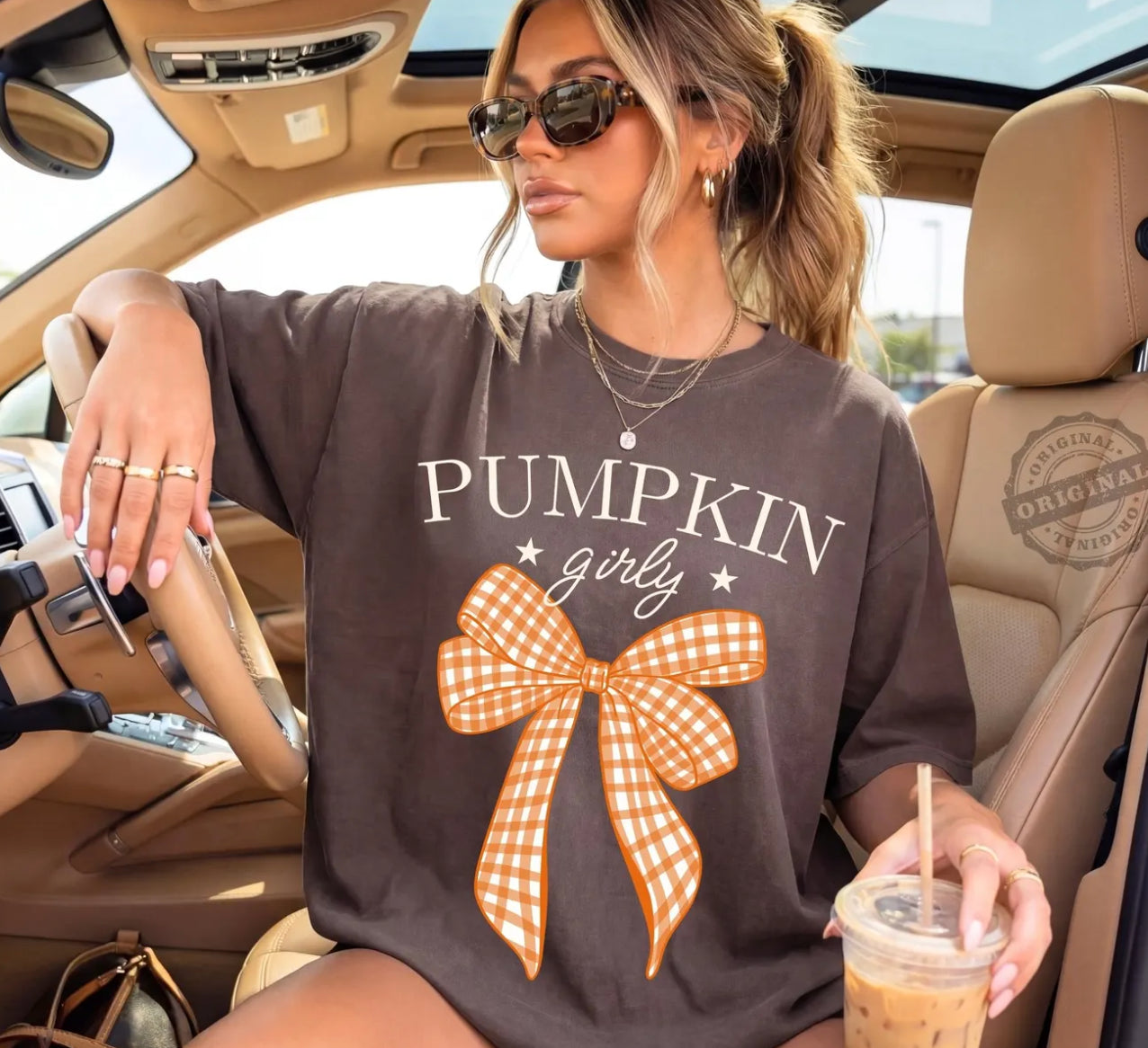 PRE-ORDER Pumpkin Girly T-SHIRT