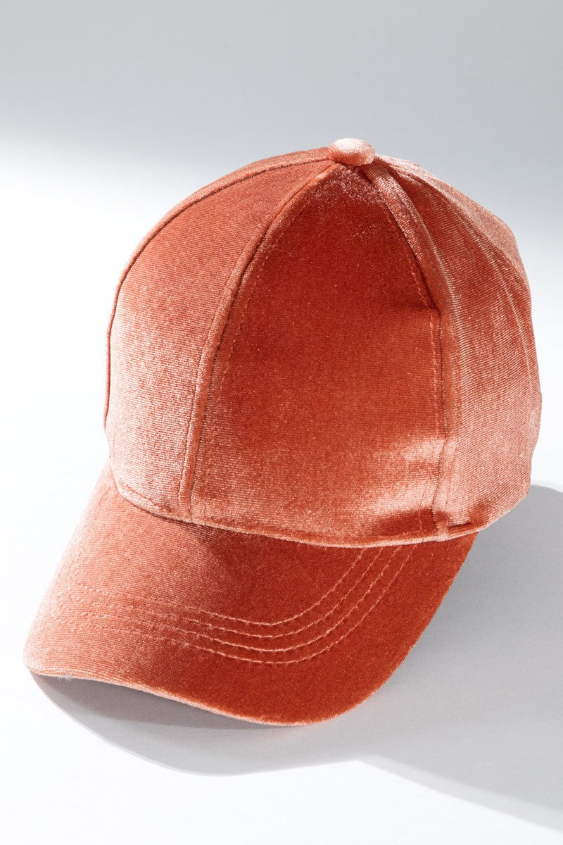 Velvet Baseball Cap