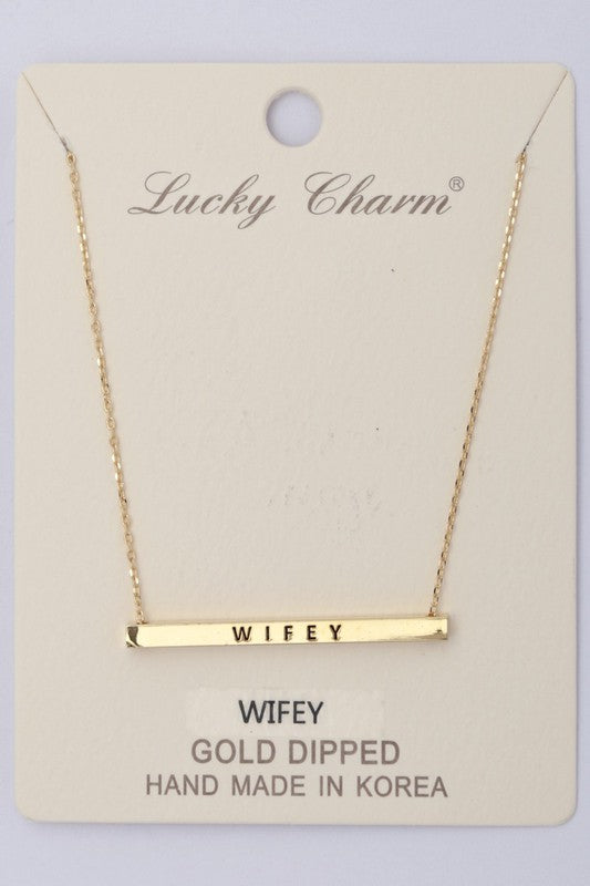 The Wifey Necklace