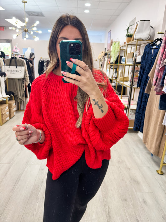 Red Bubble Sweater