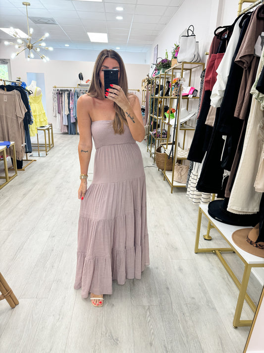 The Mauve Tiered Maxi