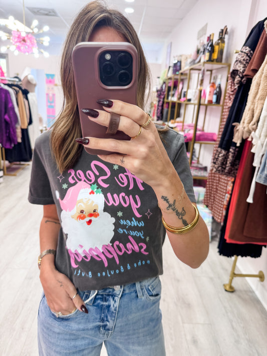 He Sees You When You're Shopping Boho Tee