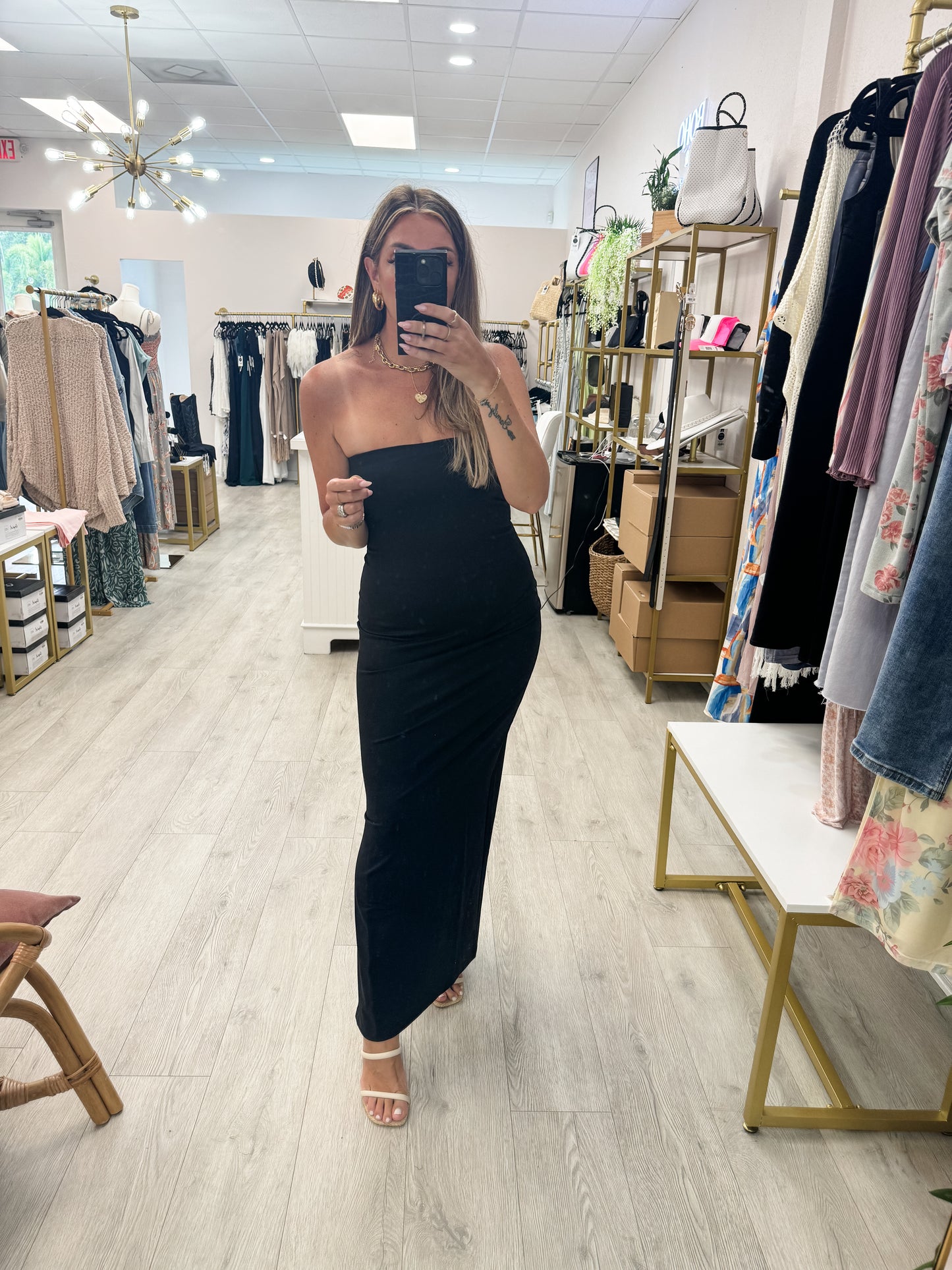 Venice Bodycon Midi Tube Dress