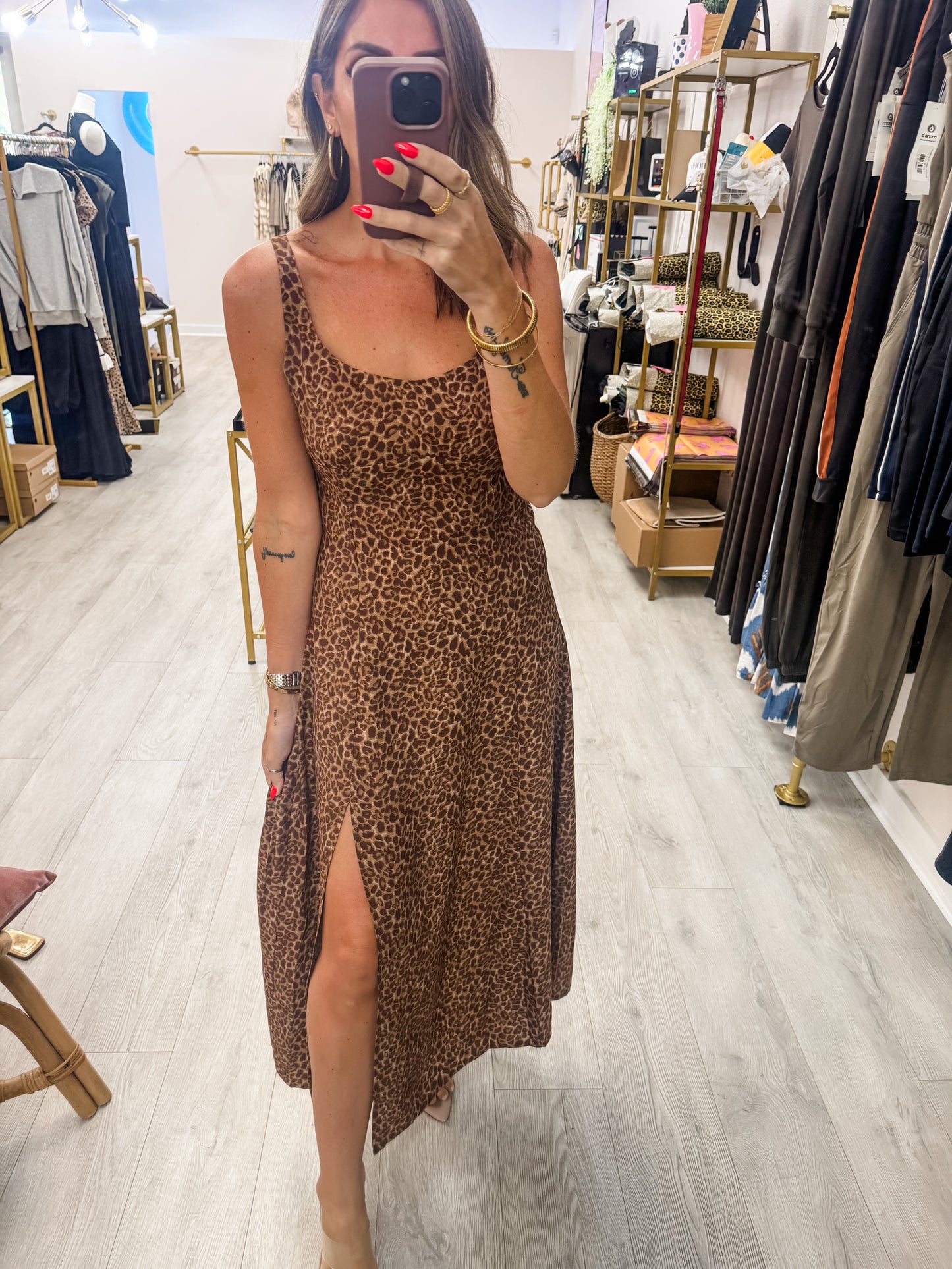 Wild Baby Empire Waist Midi Dress