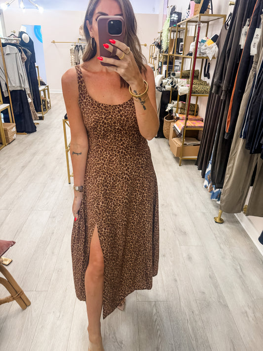 Wild Baby Empire Waist Midi Dress