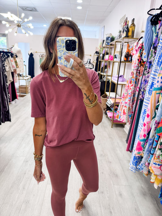 Rosewood Classic Boxy Fit Tee