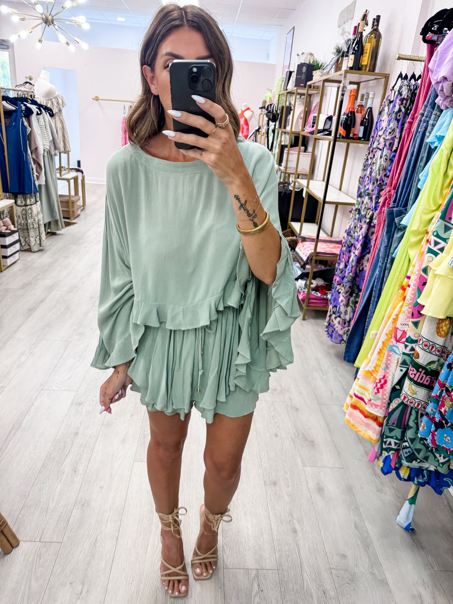 Sage Billowy Boho Set
