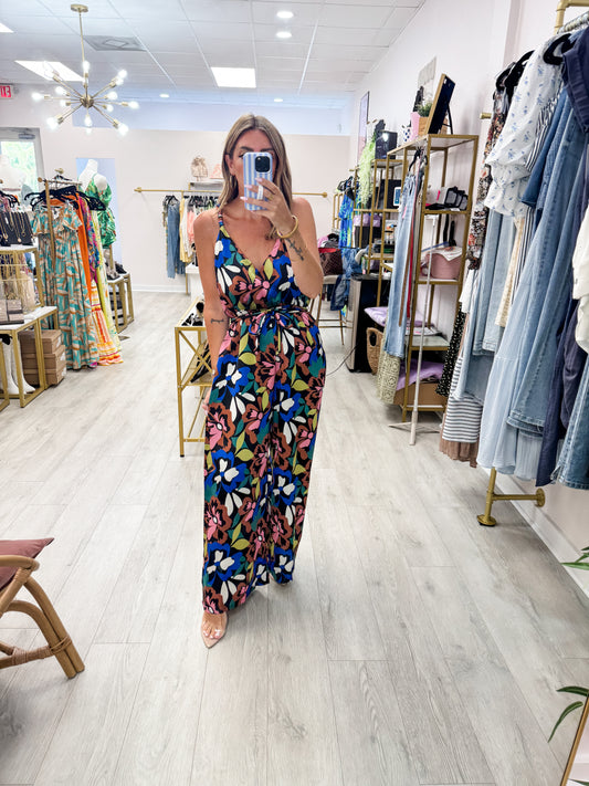 Dreamer Cord Surplice Jumpsuit