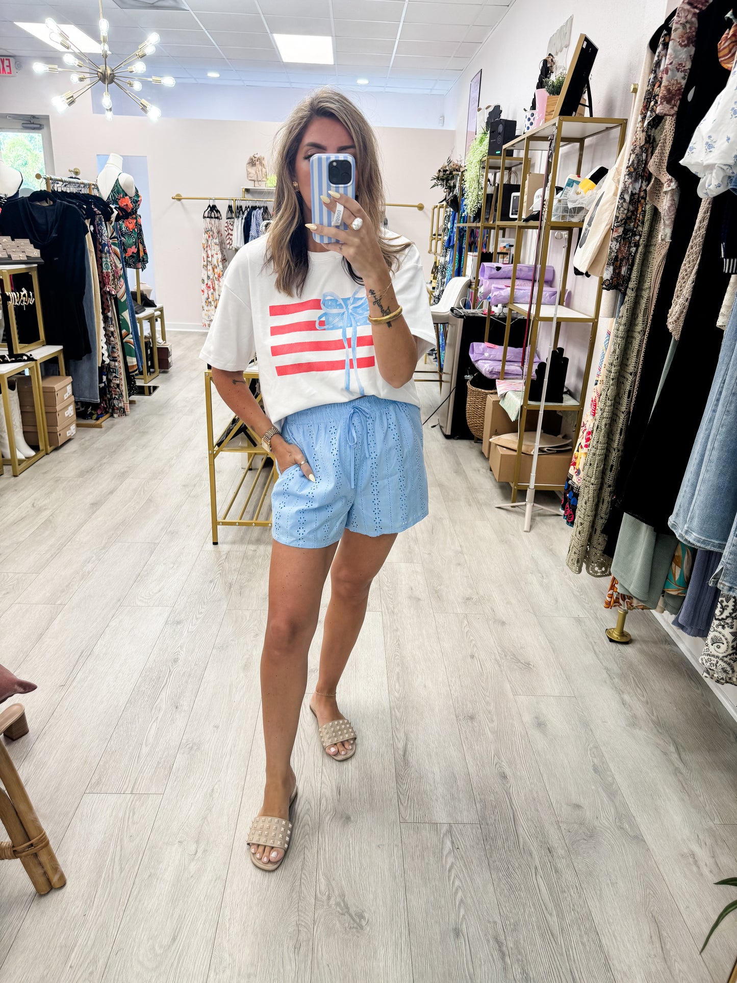 USA Bow Flag Tee