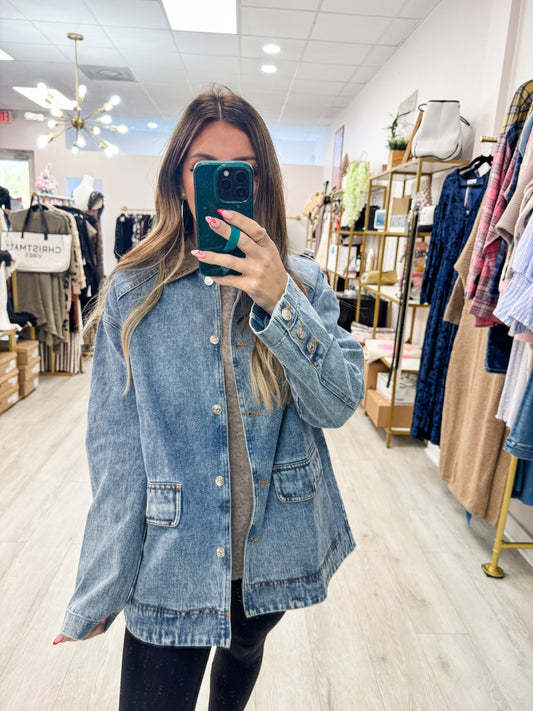 Denim Corduroy Jacket