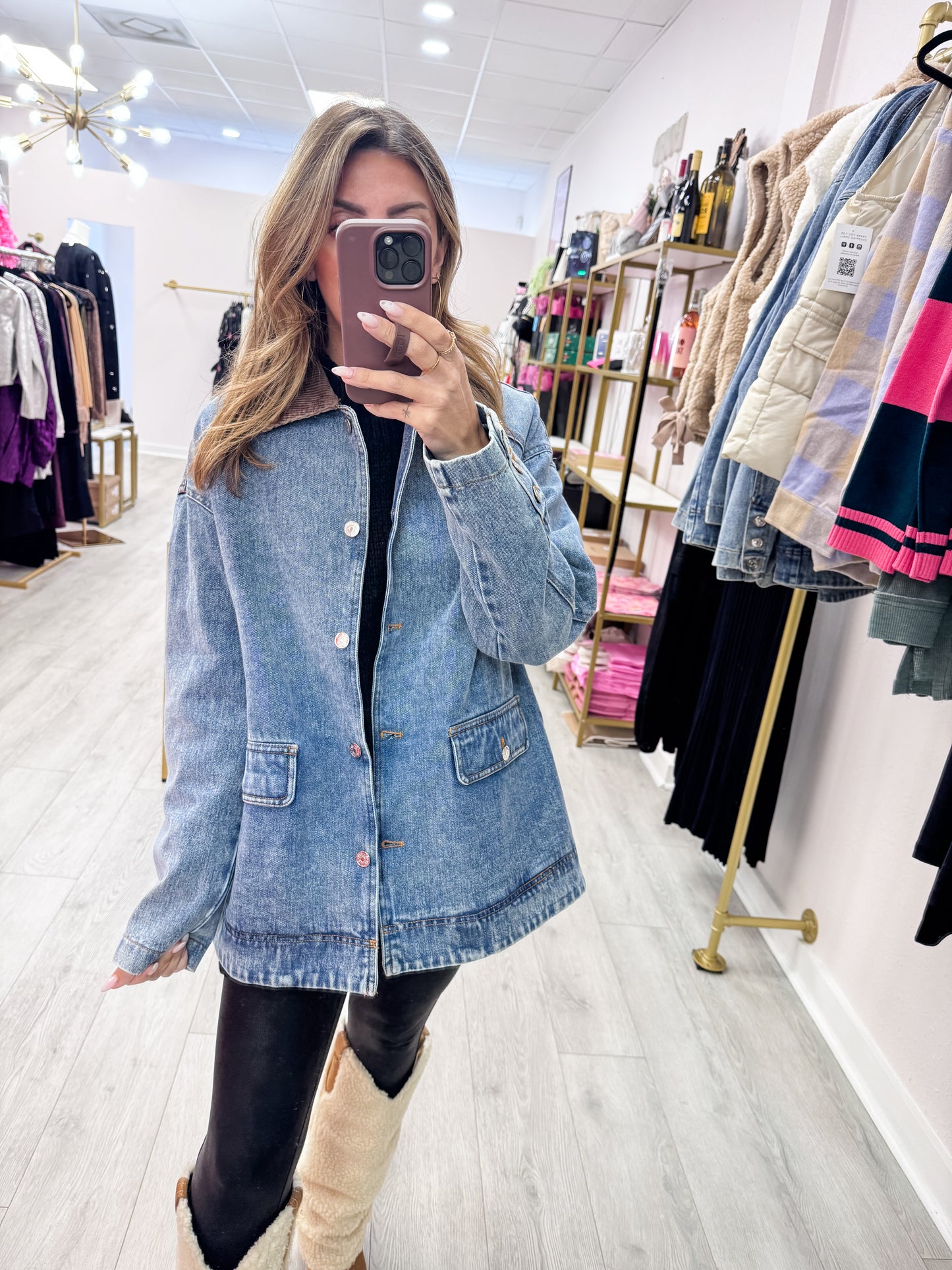 Denim Corduroy Jacket