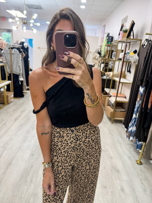 Black Asymmetrical Top