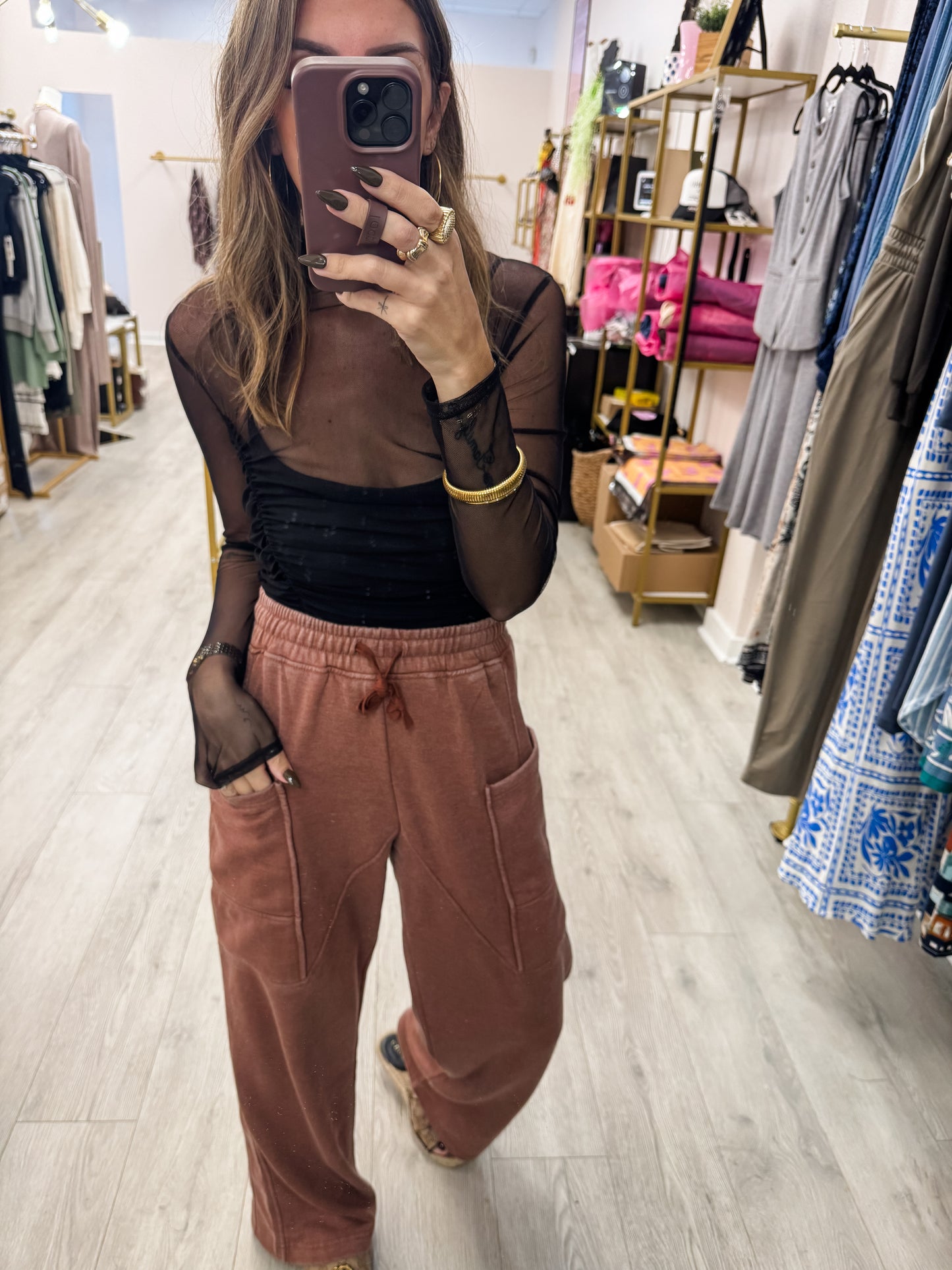 Brown Lived In Lounge Pants