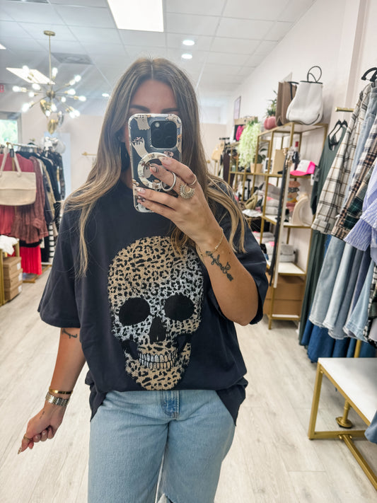 Leopard Skull Tee