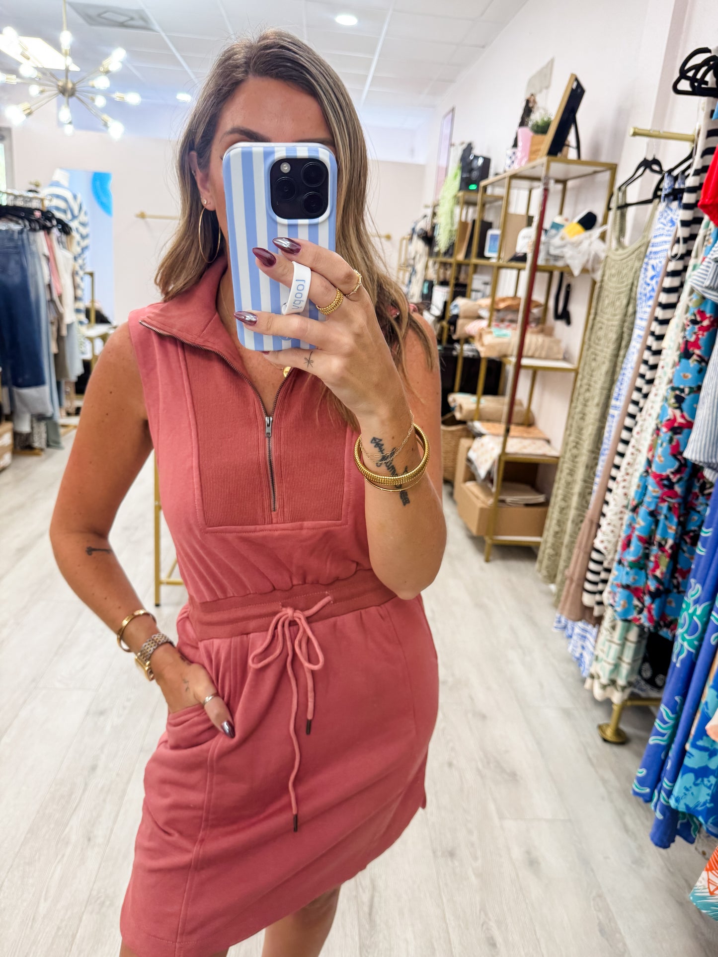 Slate Rose Comfy Dress