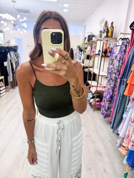 Army Green Camisole