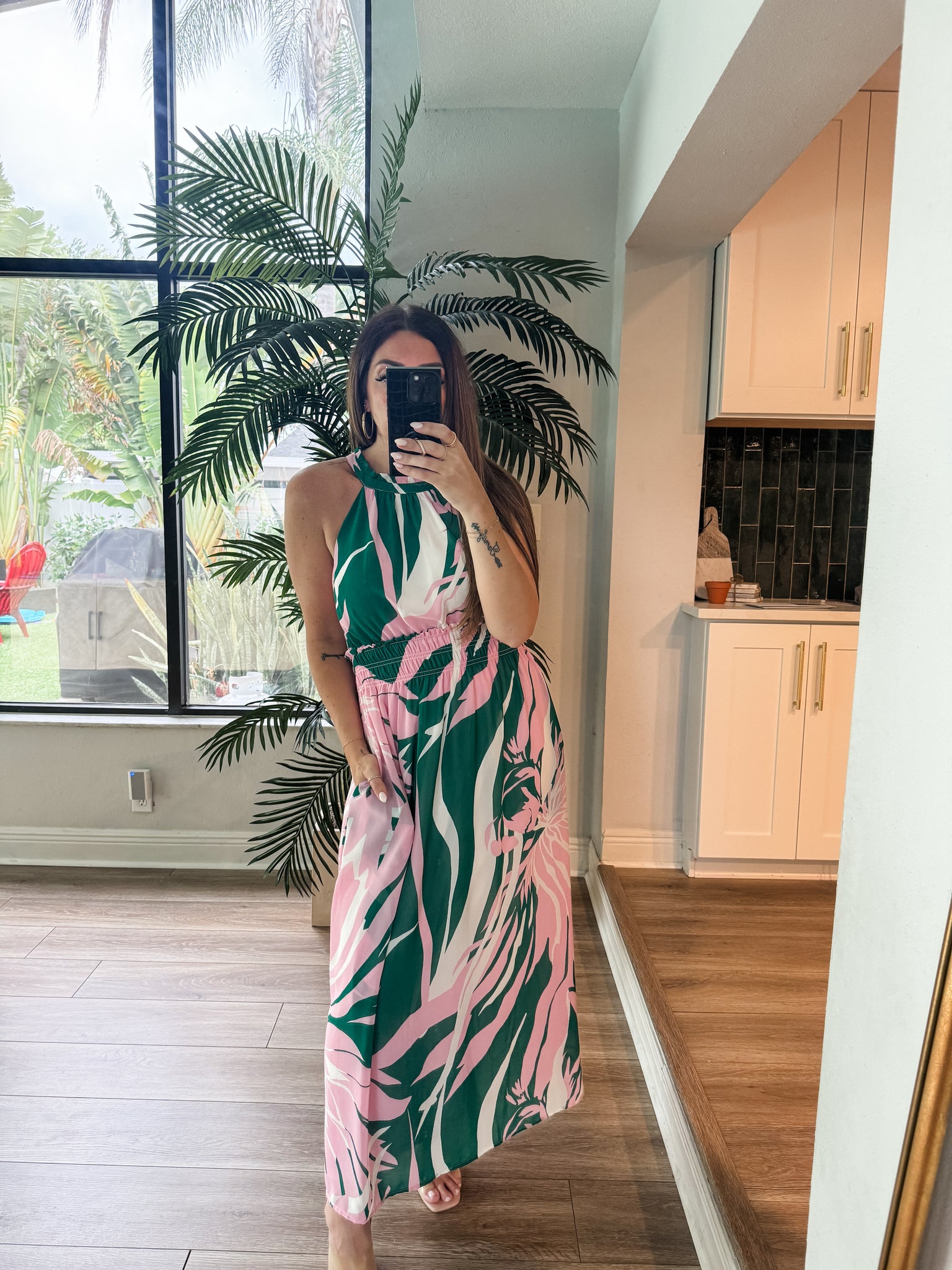 The Green Tropics Dress