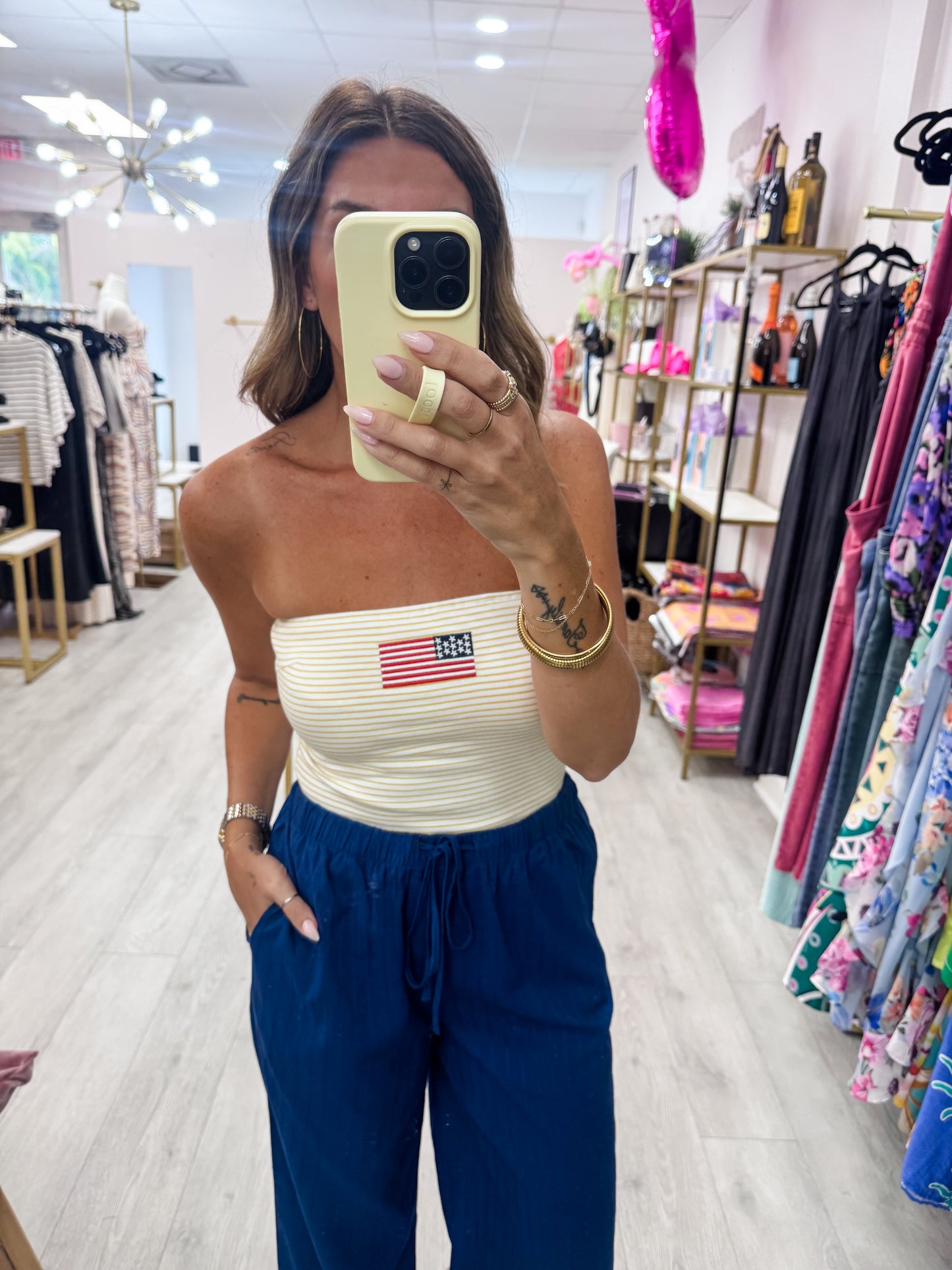 Stars and Stripes Tube Top