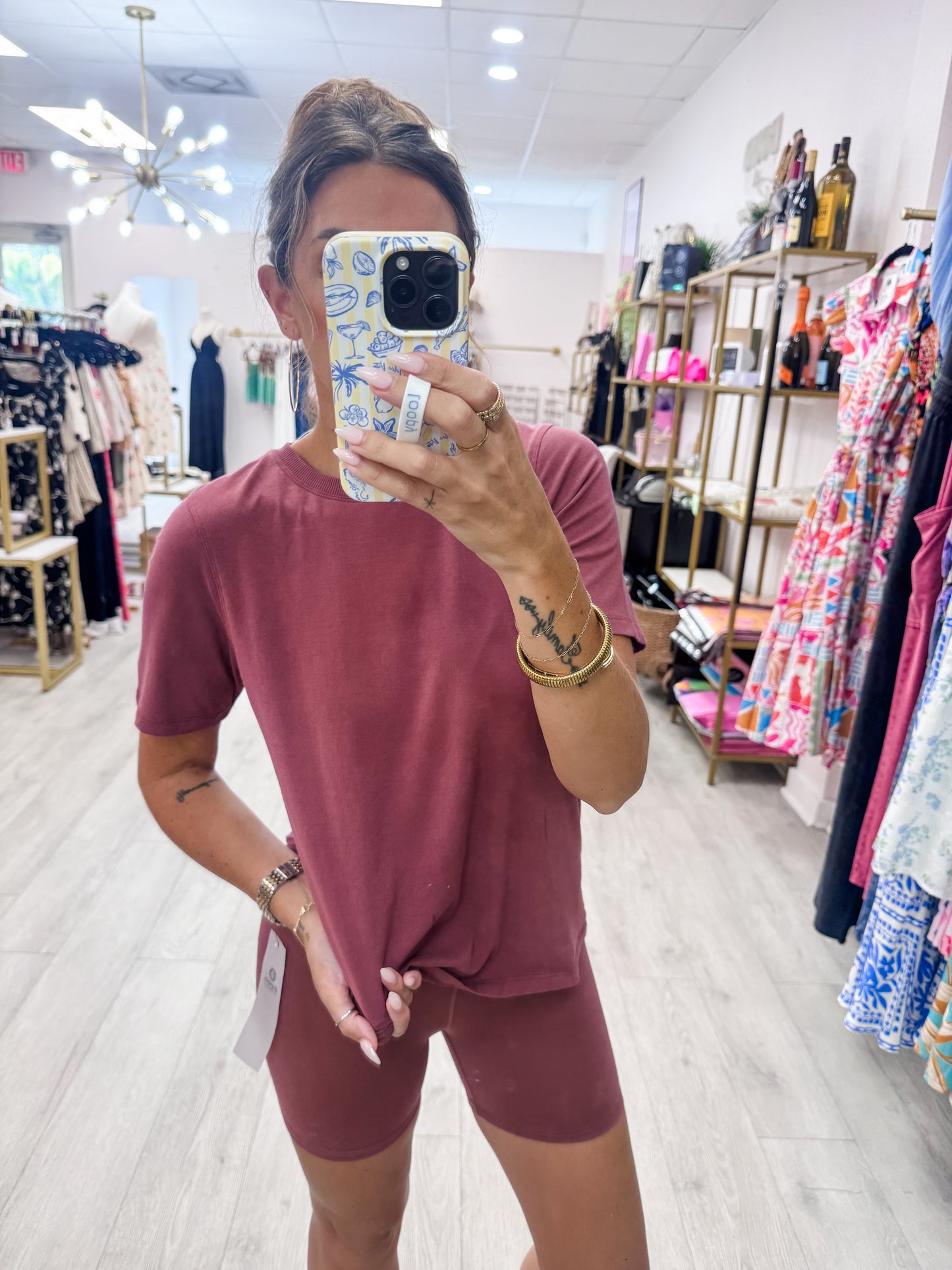 Rosewood Classic Boxy Fit Tee