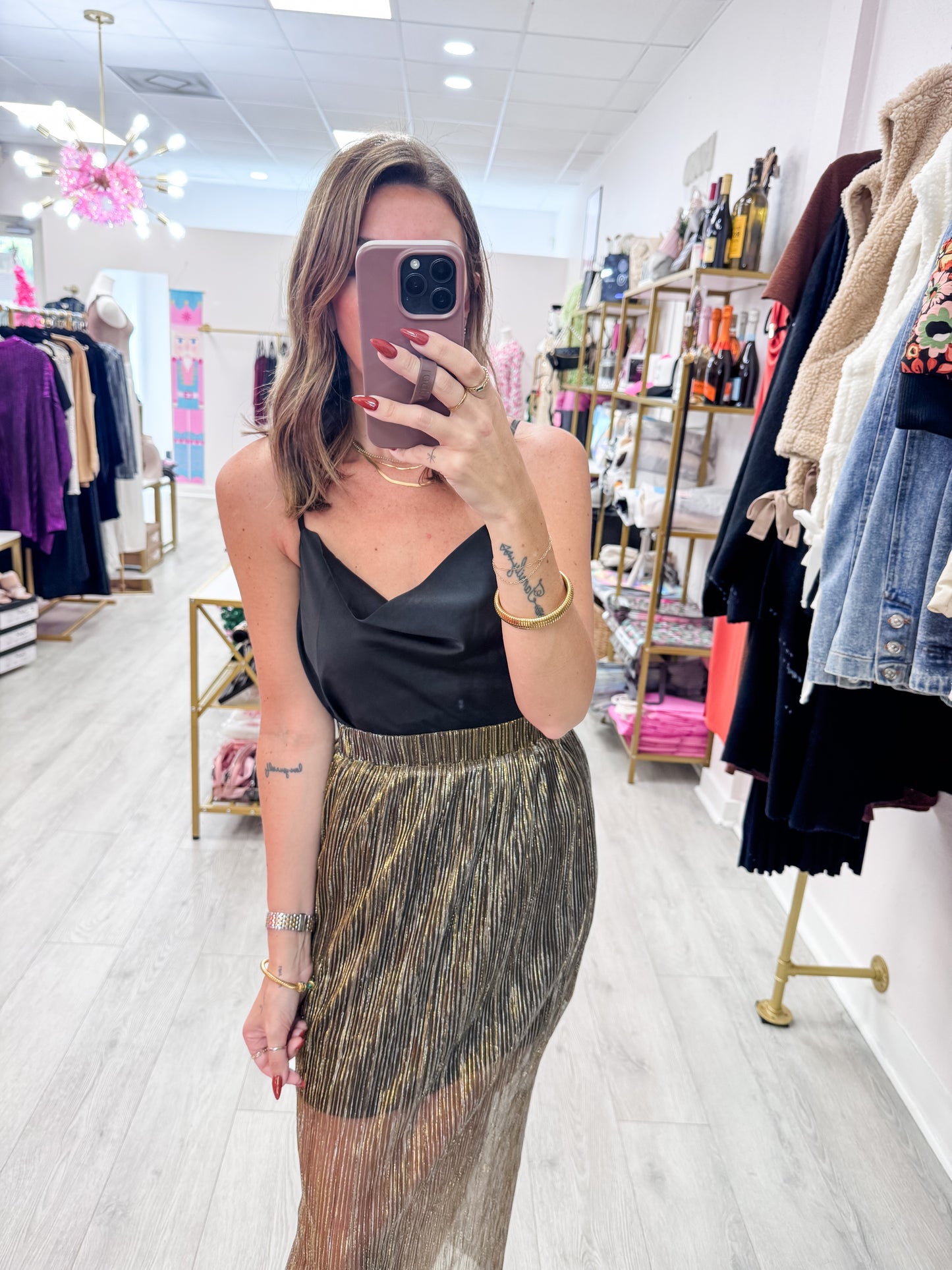 Black Cowl Neck Bodysuit