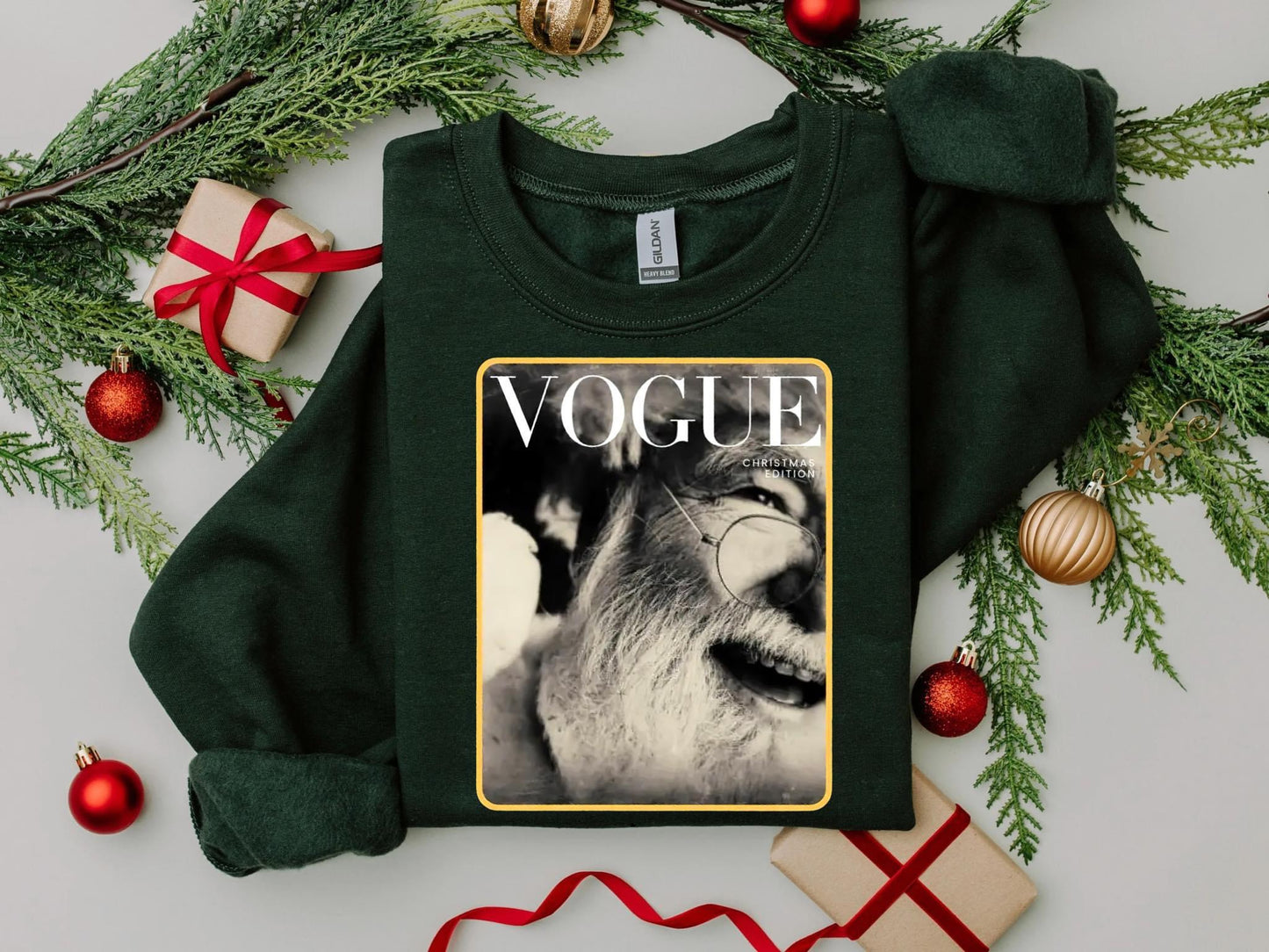 Vogue Santa Crewneck