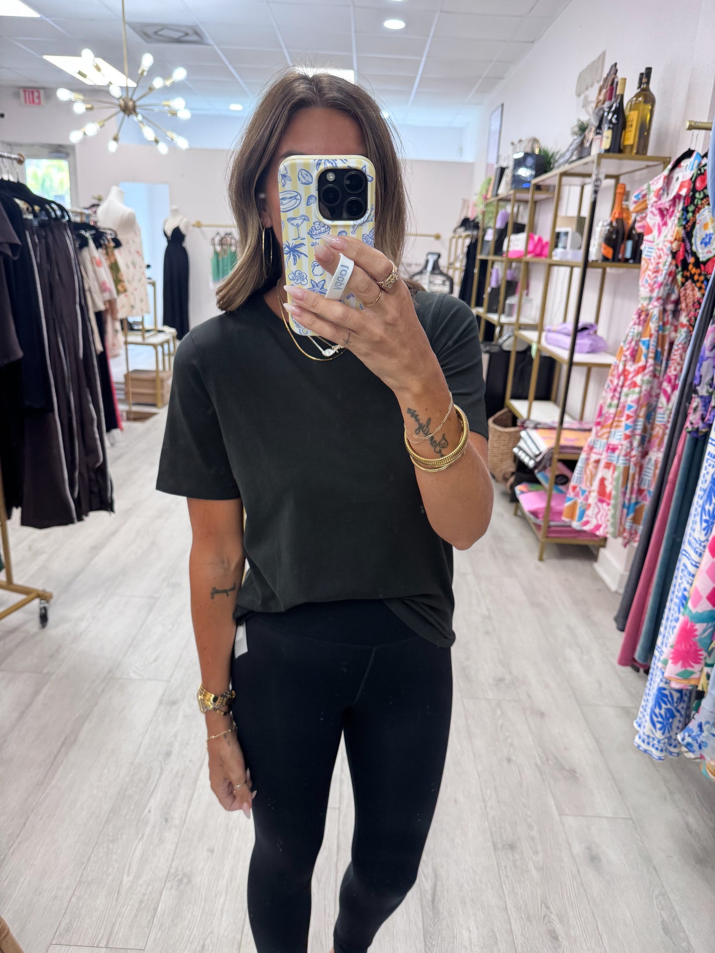 Black Classic Boxy Fit Tee