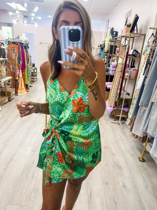 Full of Sunshine Wrap Romper