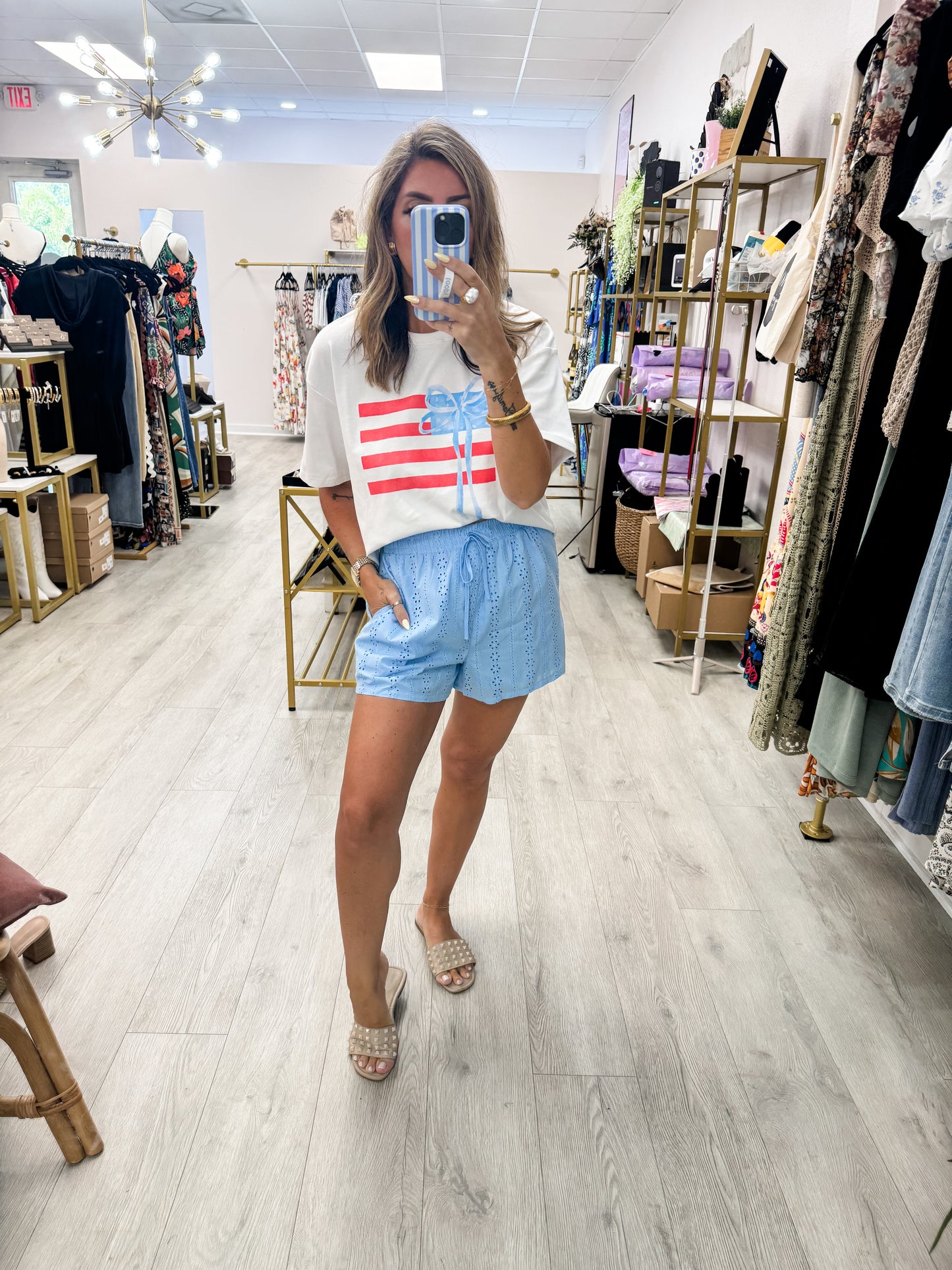 USA Bow Flag Tee