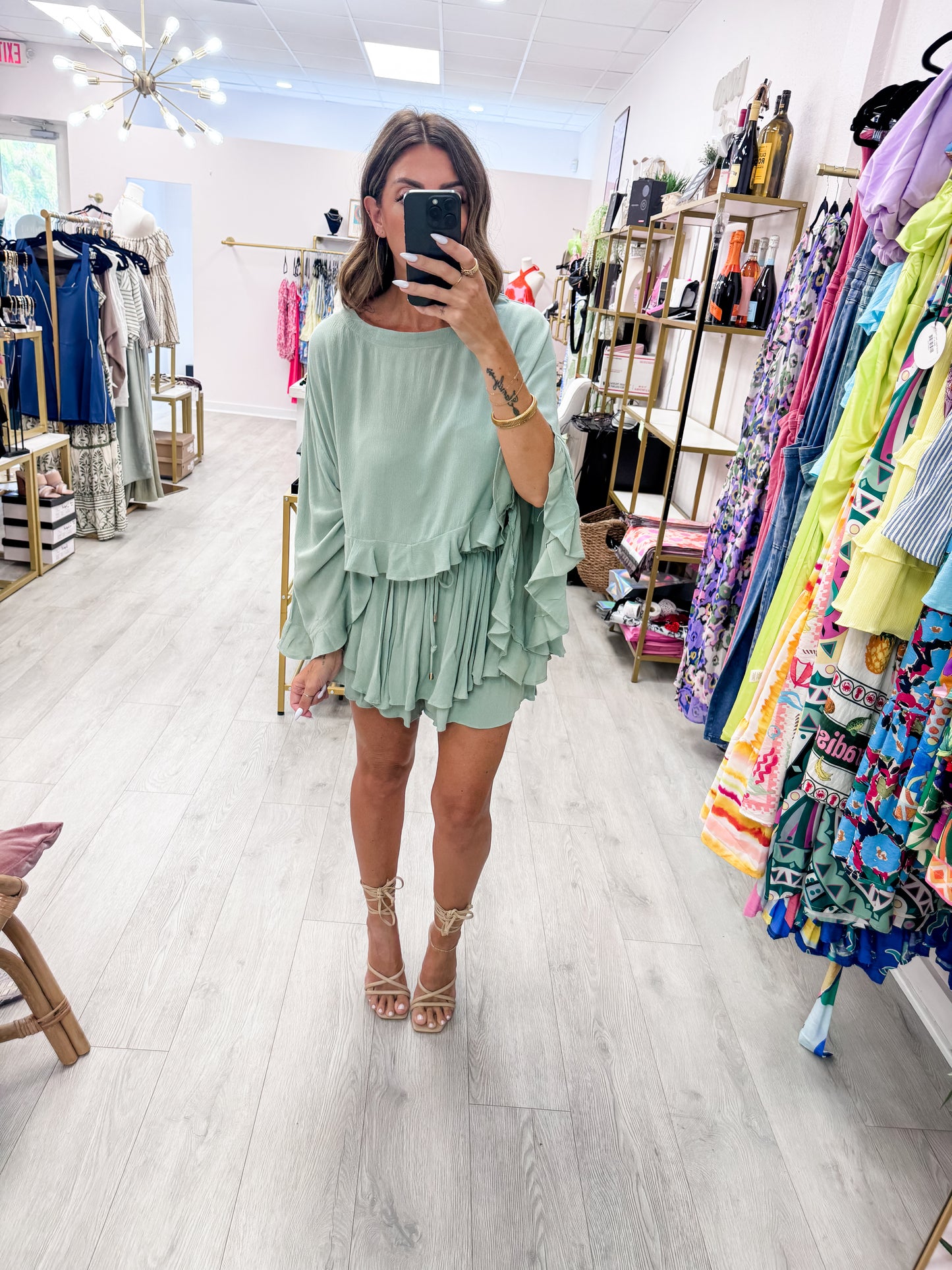 Sage Billowy Boho Set