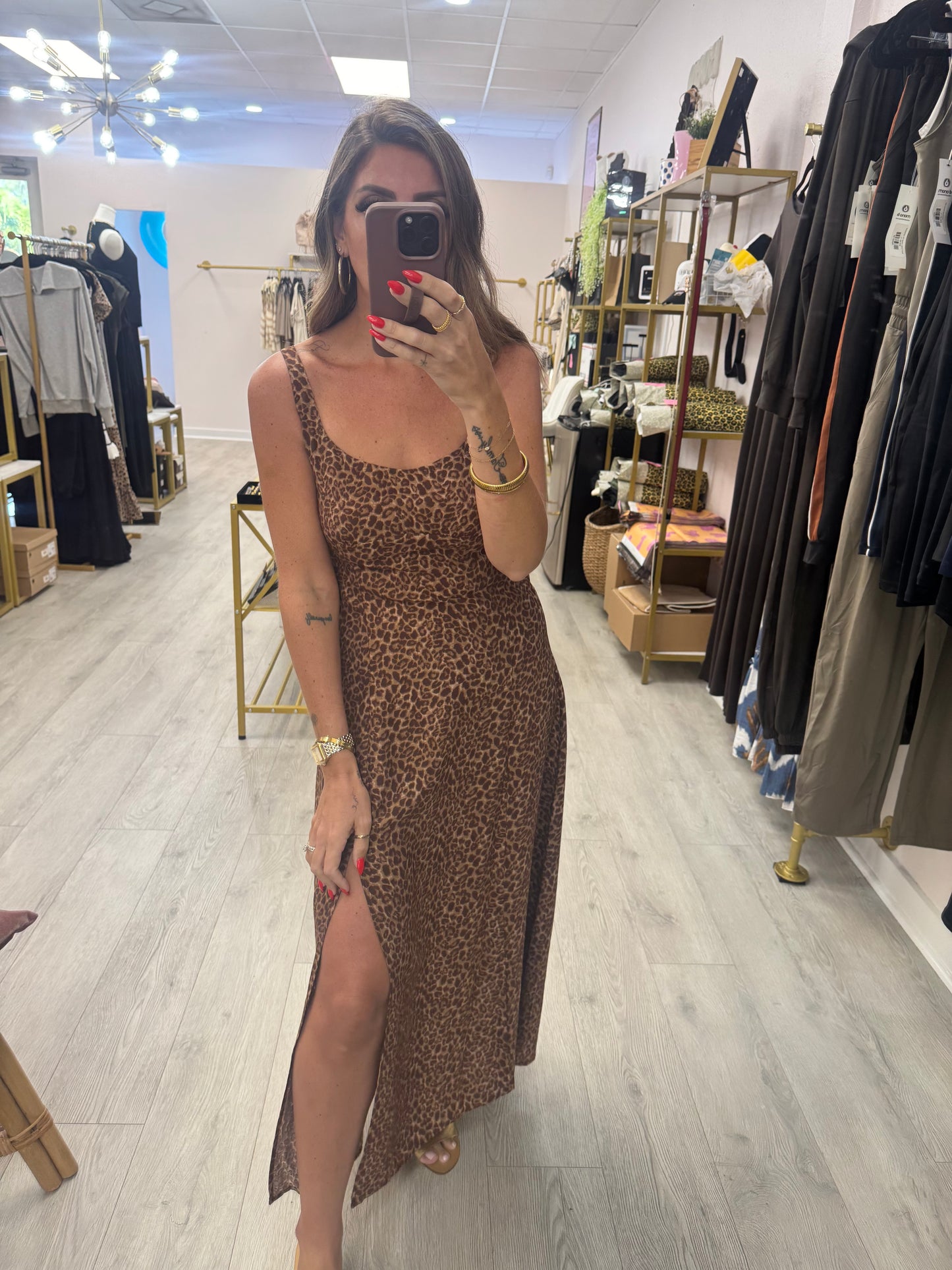 Wild Baby Empire Waist Midi Dress