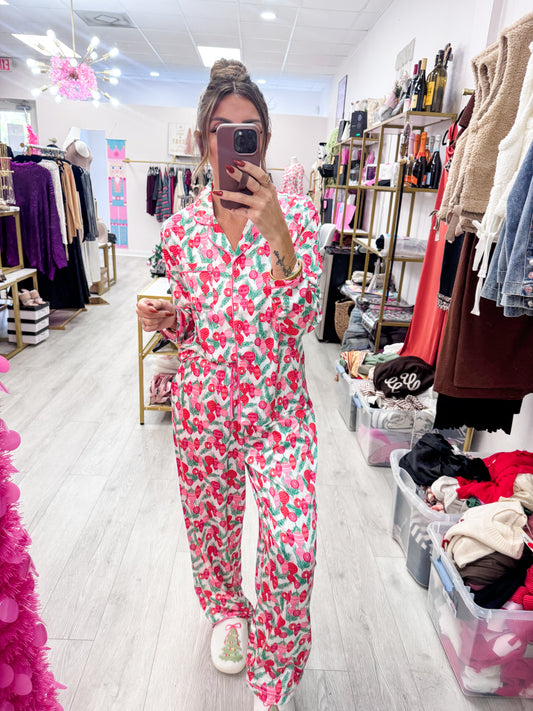 Trim The Tree Pajama SET